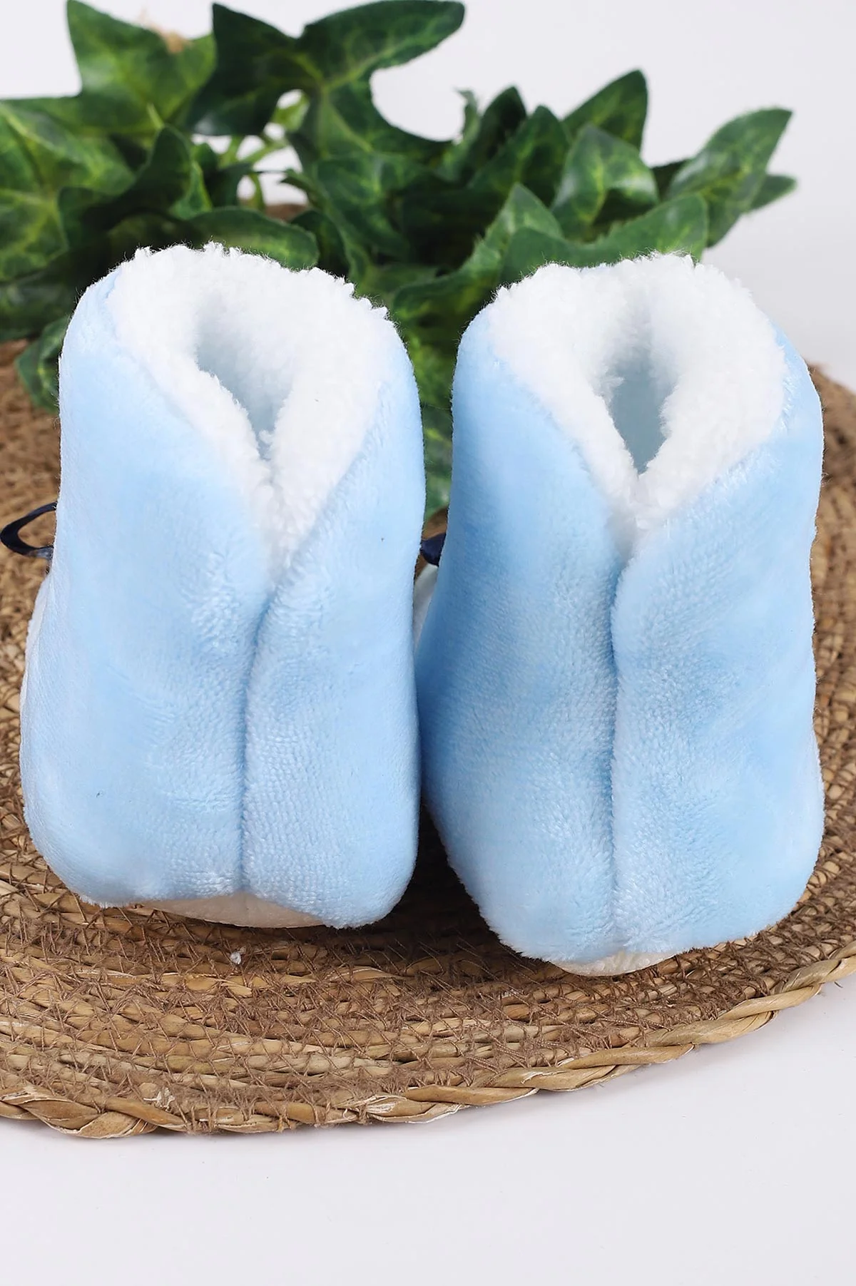 Bebe Mavisi (3-6 Ay)Figürlü Angora  Bebek Panduf 416842