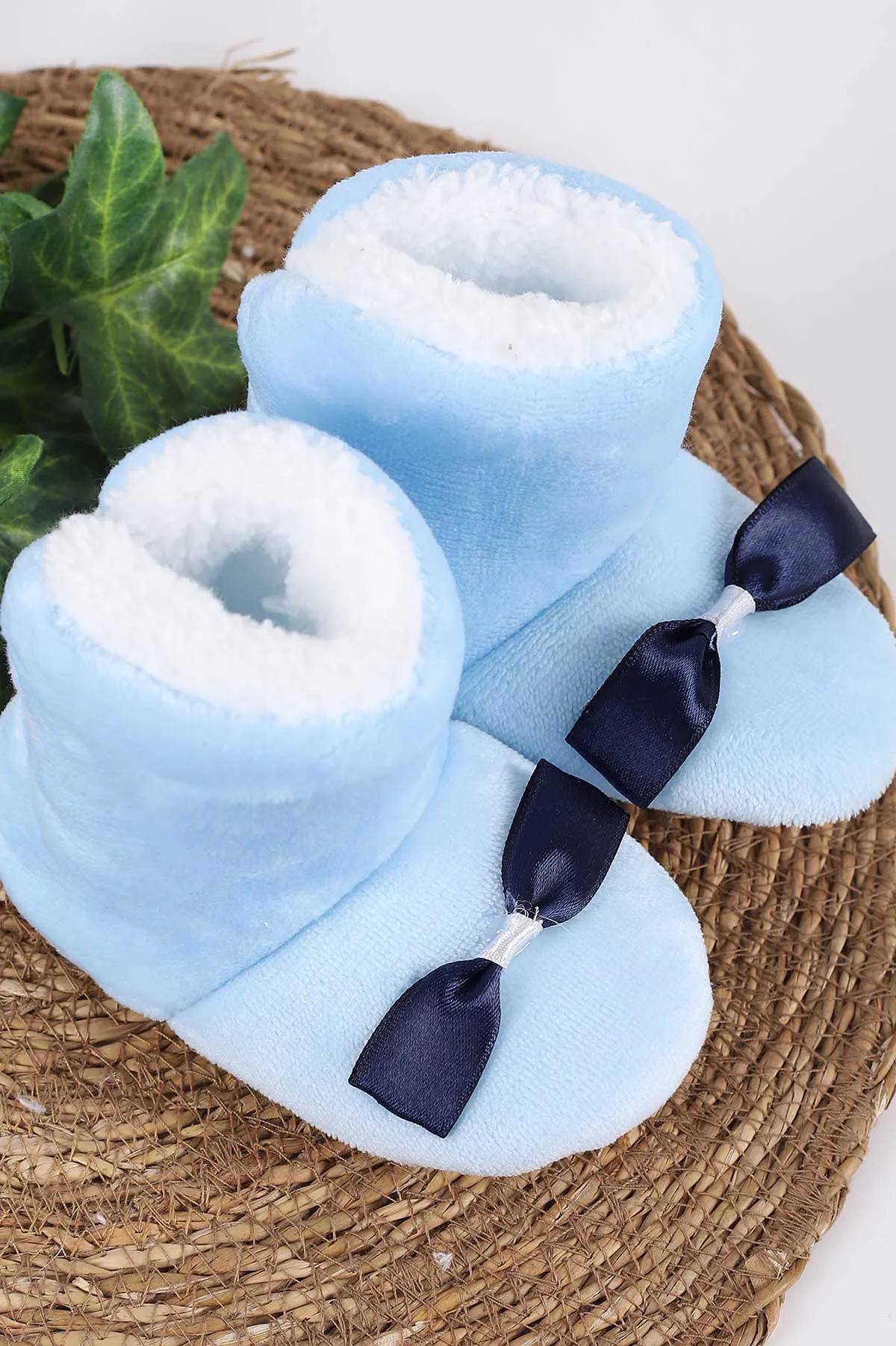 Bebe Mavisi (3-6 Ay)Figürlü Angora  Bebek Panduf 416842
