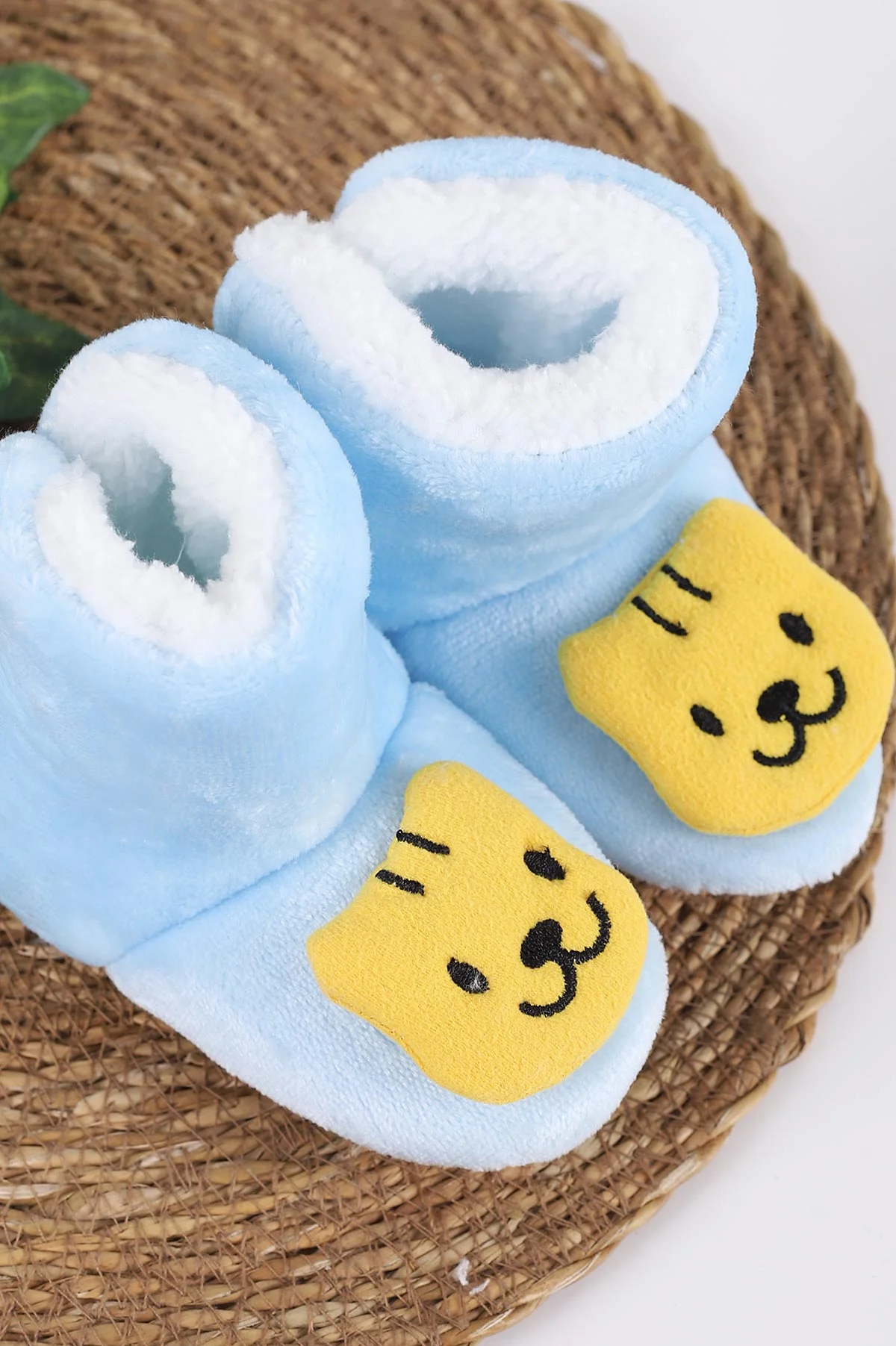 Bebe Mavisi (3-6 Ay)Figürlü Angora  Bebek Panduf 416843