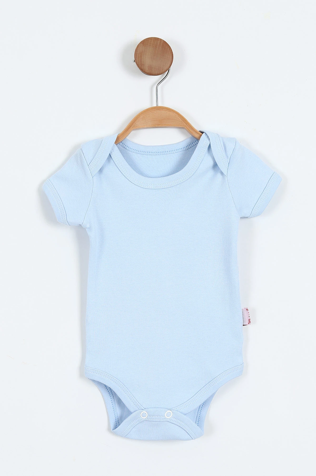 Bebe Mavisi (6-12 Ay ) Kısa Kol Bebek Çıtçıtlı Badi 381161