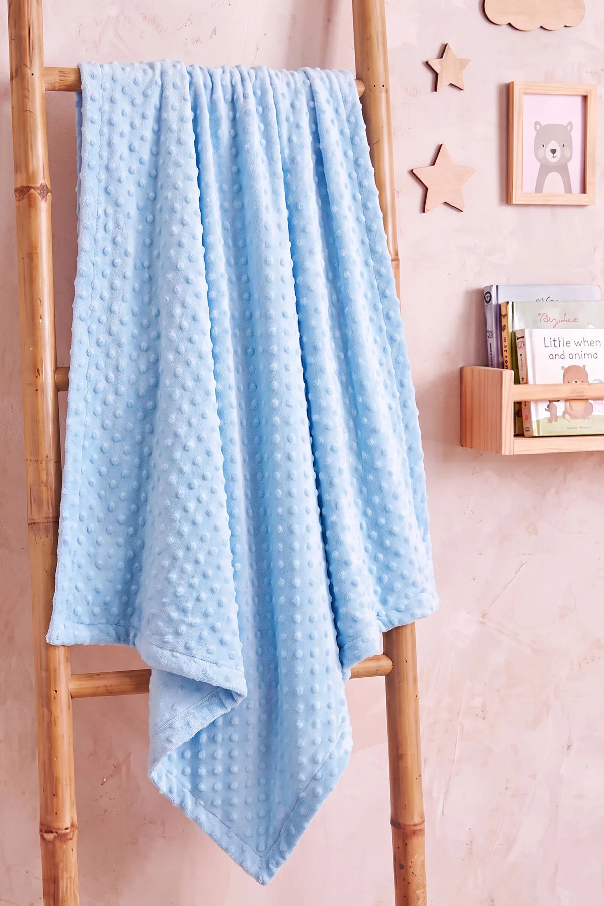 Bebe Mavisi (80*90 cm) Nohut Unisex Bebek Battaniye 498265