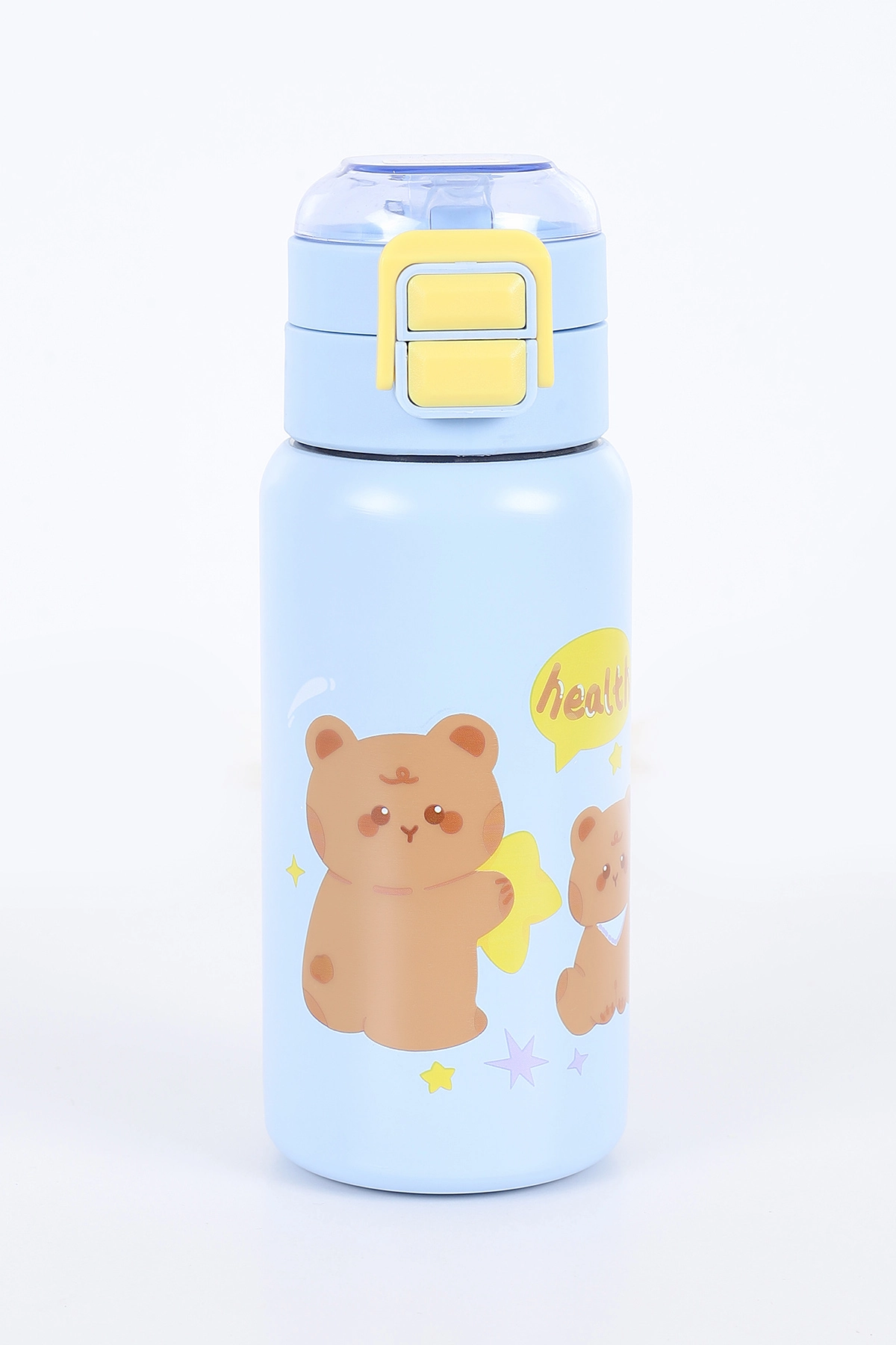 Bebe Mavisi Çift Ağızlı Pipetli Çelik Termos-Matara 520 Ml 393157