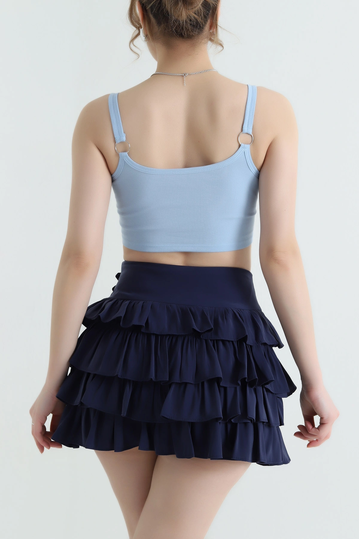 Bebe Mavisi Destekli Ribana Kadın Büstiyer 434663