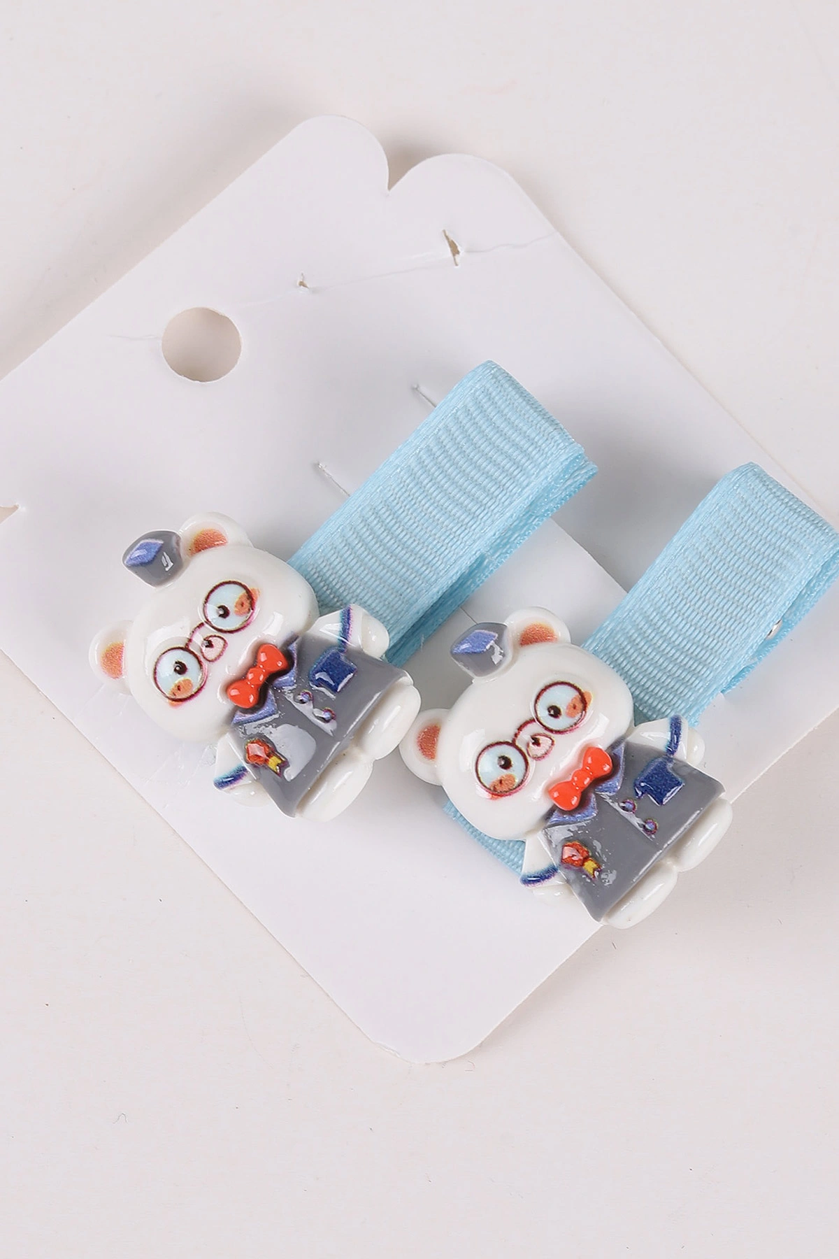 Bebe Mavisi Figürlü 2'li Kız Çocuk Pens Toka 465126