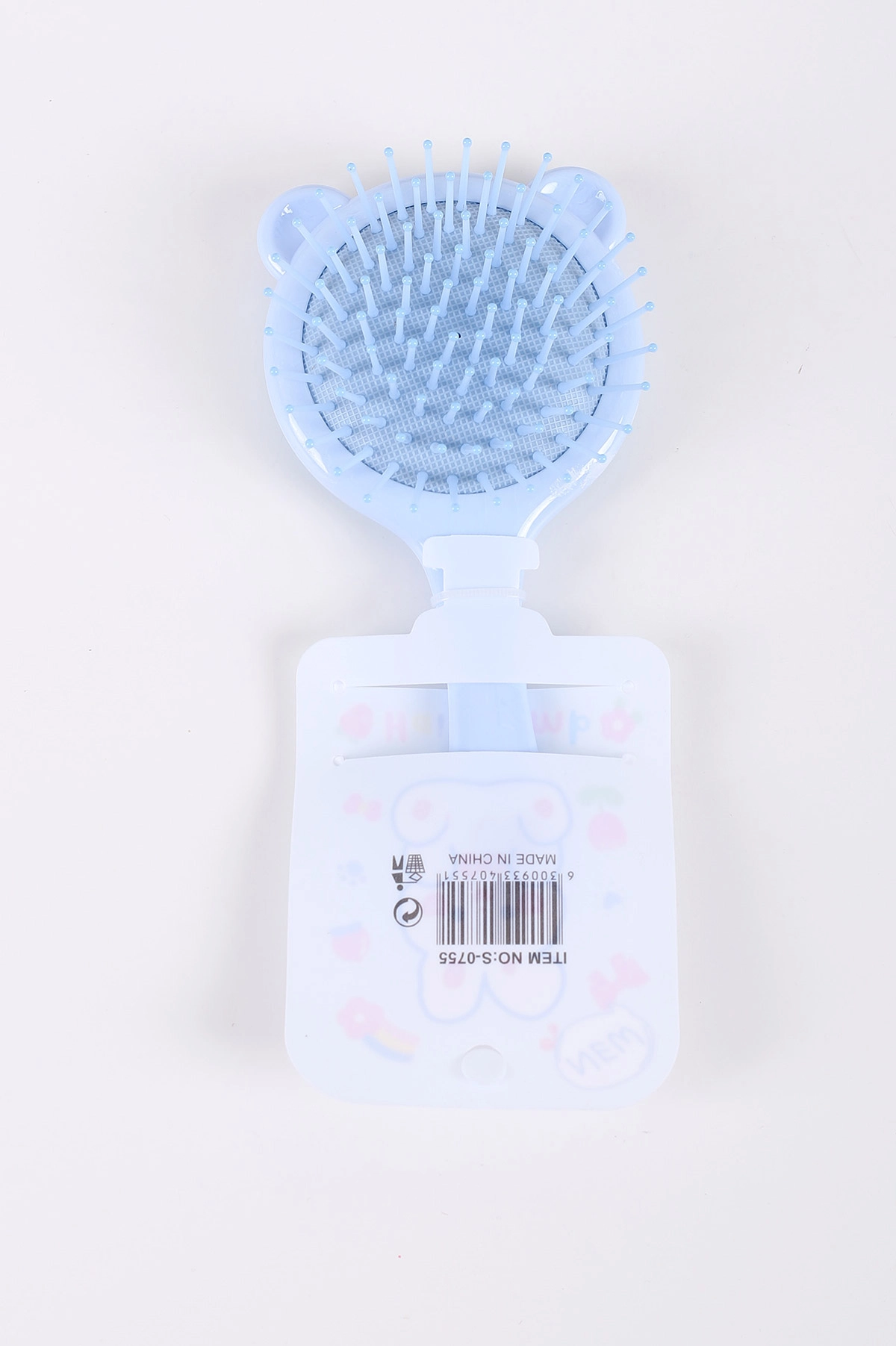 Bebe Mavisi Figürlü ve Kabartmalı Çocuk Saç Tarağı 420672
