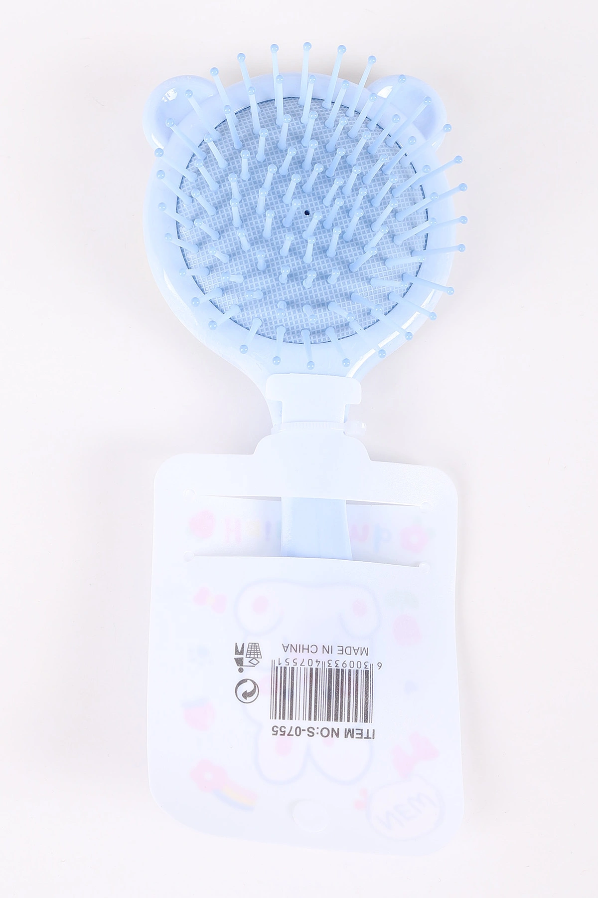 Bebe Mavisi Figürlü ve Kabartmalı Çocuk Saç Tarağı 449716