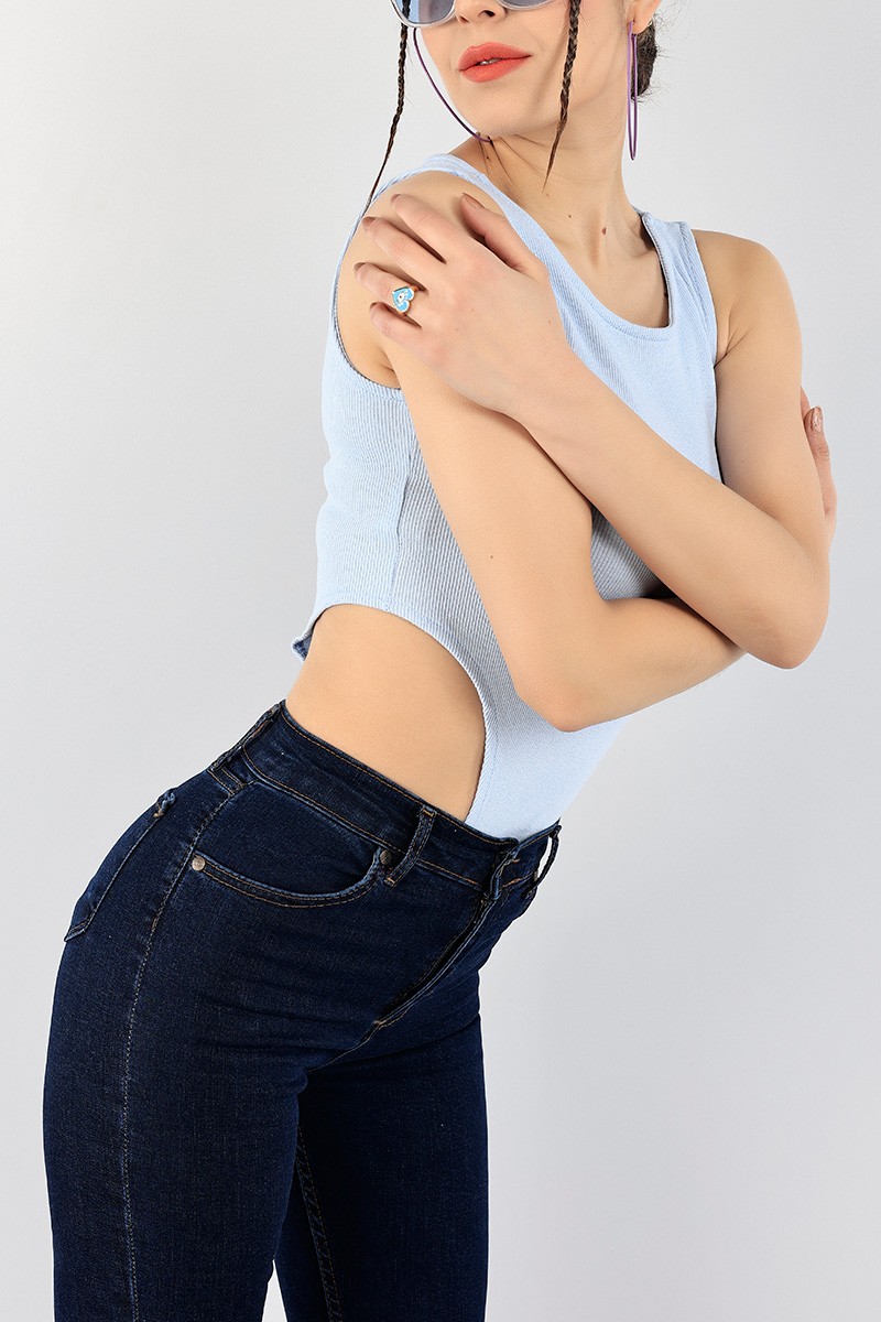 Bebe Mavisi Fitilli Zıbın Bluz 97913