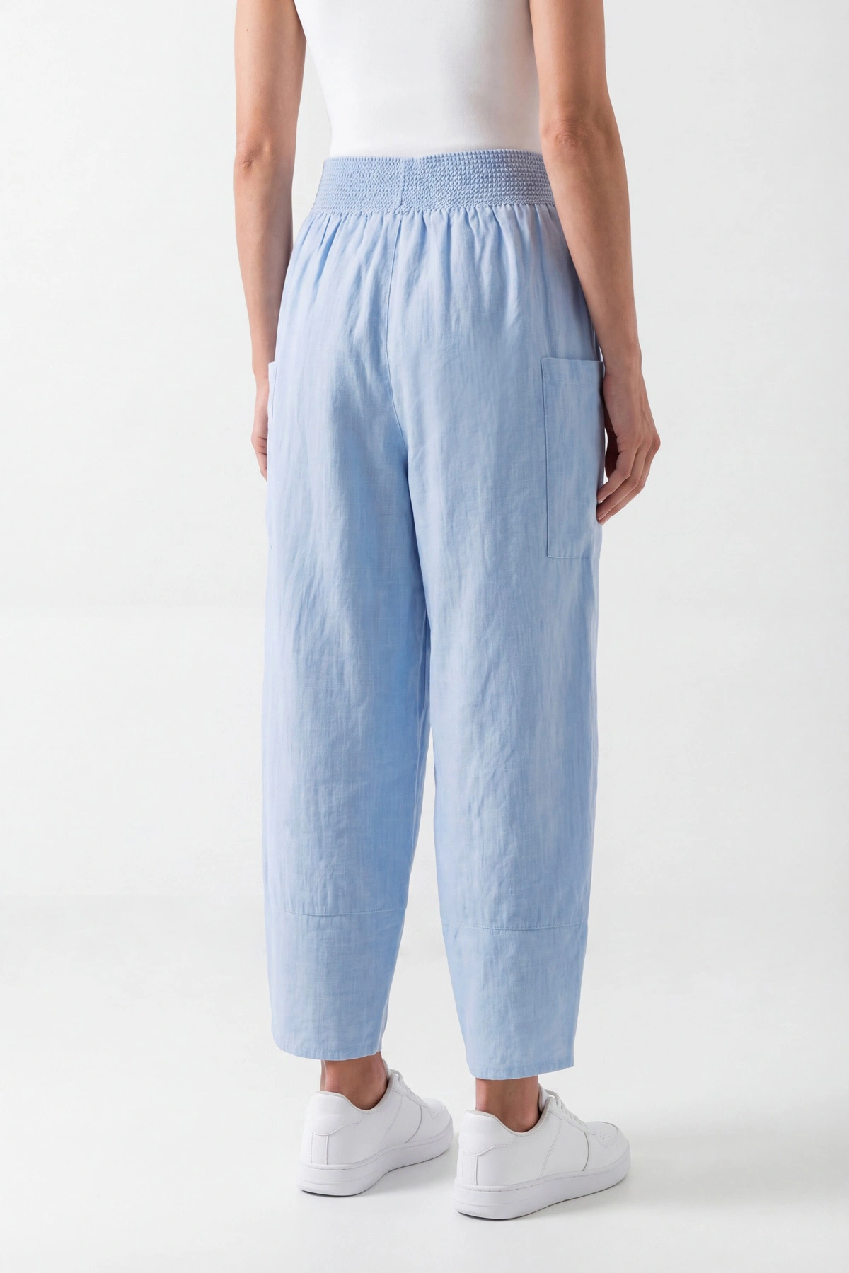 Bebe Mavisi Flam Keten Kadın Pantolon 450810