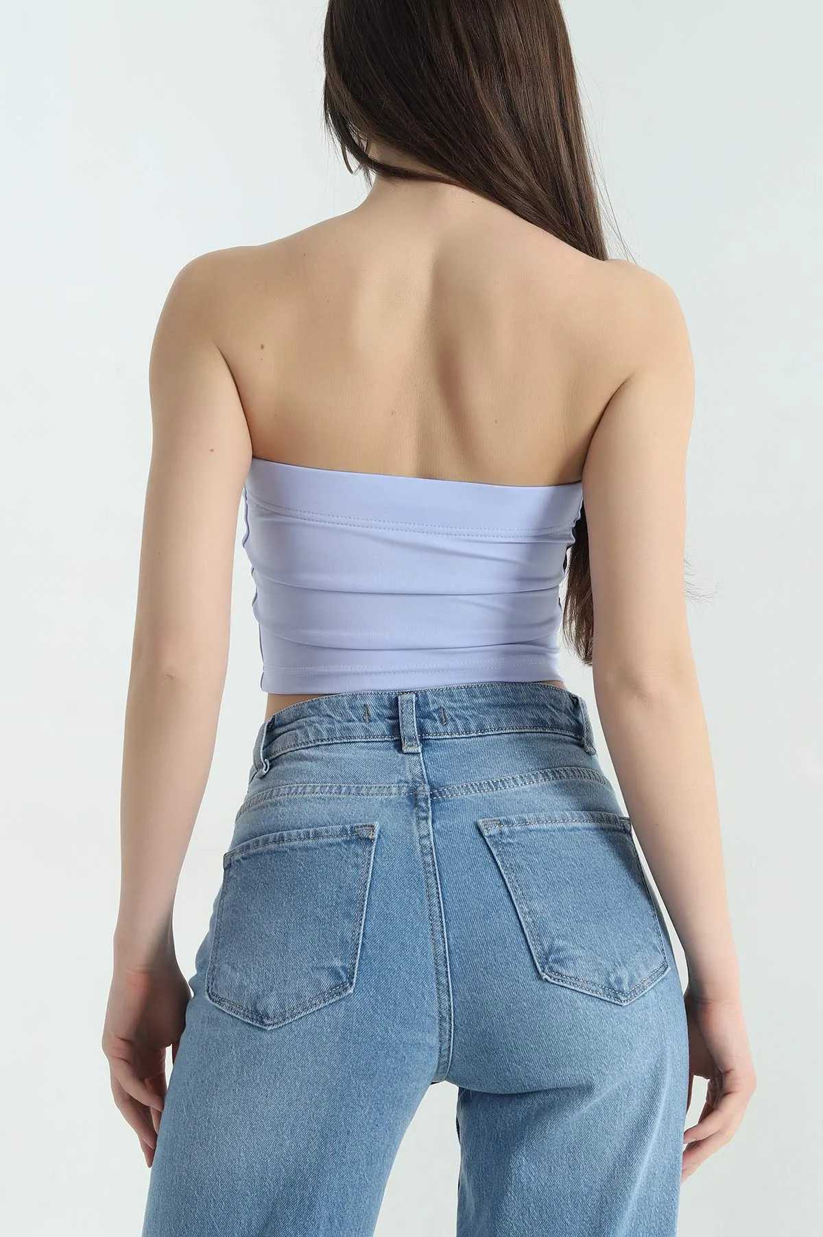 Bebe Mavisi Kaplı Straplez Büstiyer 357288