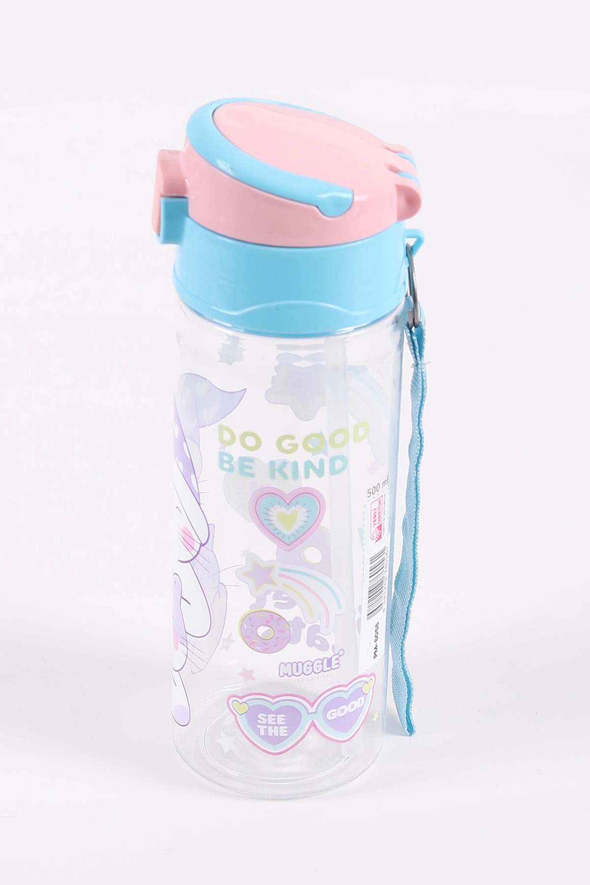 Bebe Mavisi Mikro Karakterli Pipetli Matara 500 Ml 441756