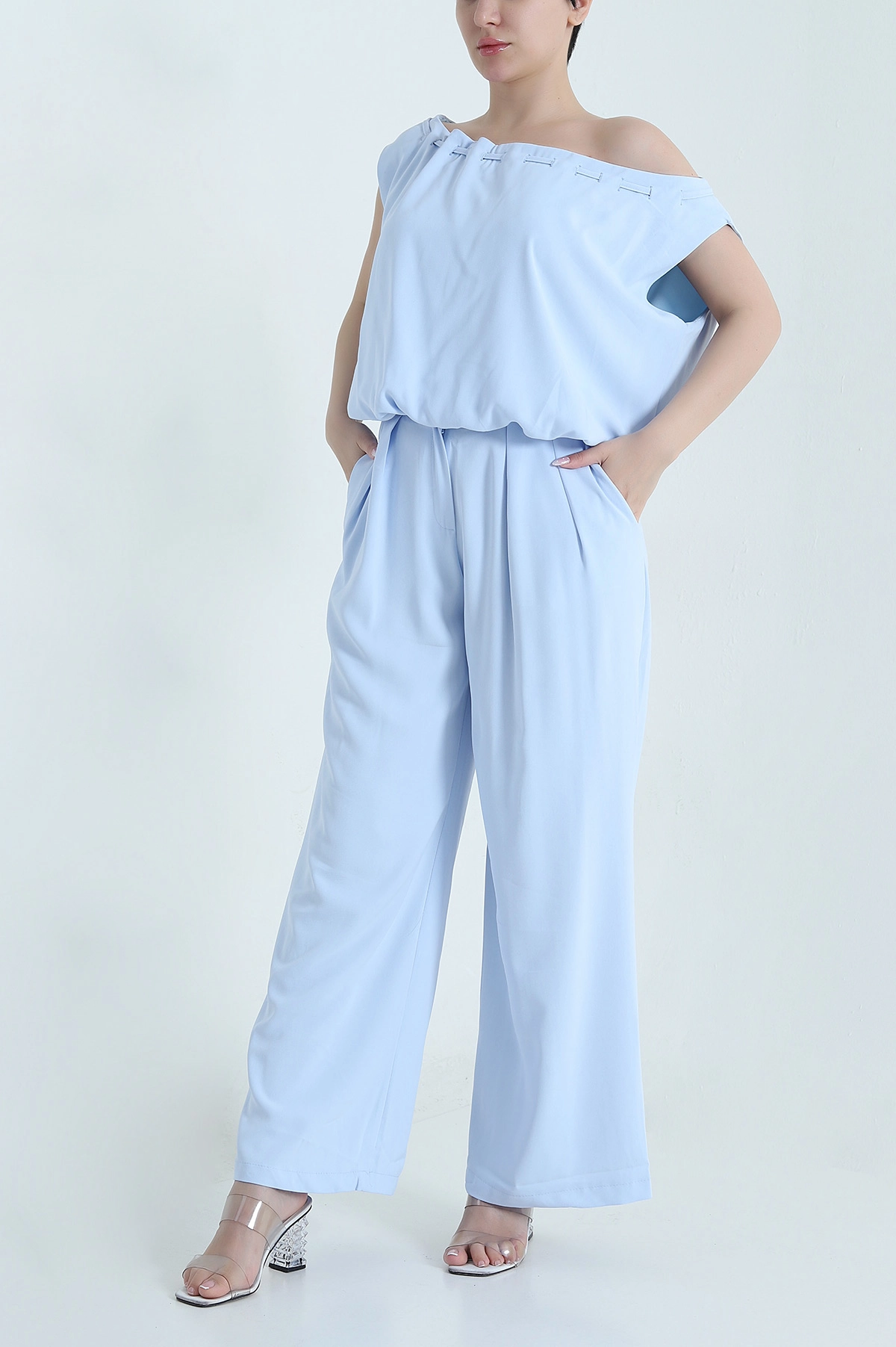 Bebe Mavisi Pantolon Bluz Linda Kadın İkili Takım 460298