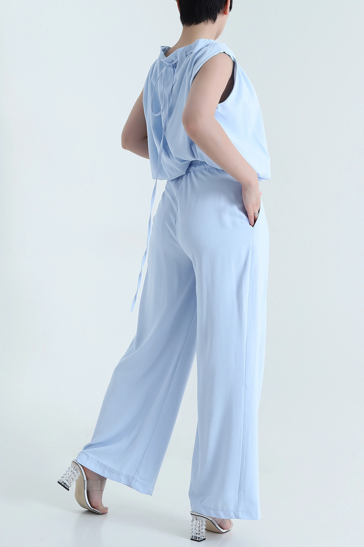 Bebe Mavisi Pantolon Bluz Linda Kadın İkili Takım 460298