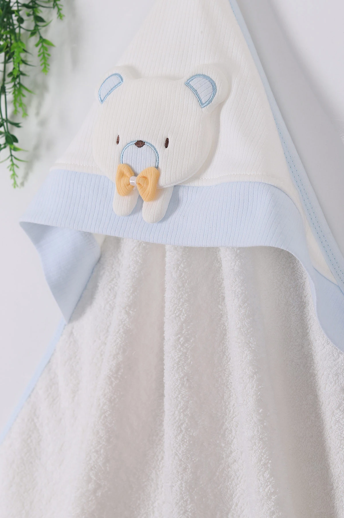 Bebe Mavisi Papyonlu Ayıcık  Bebe Havlu 261898