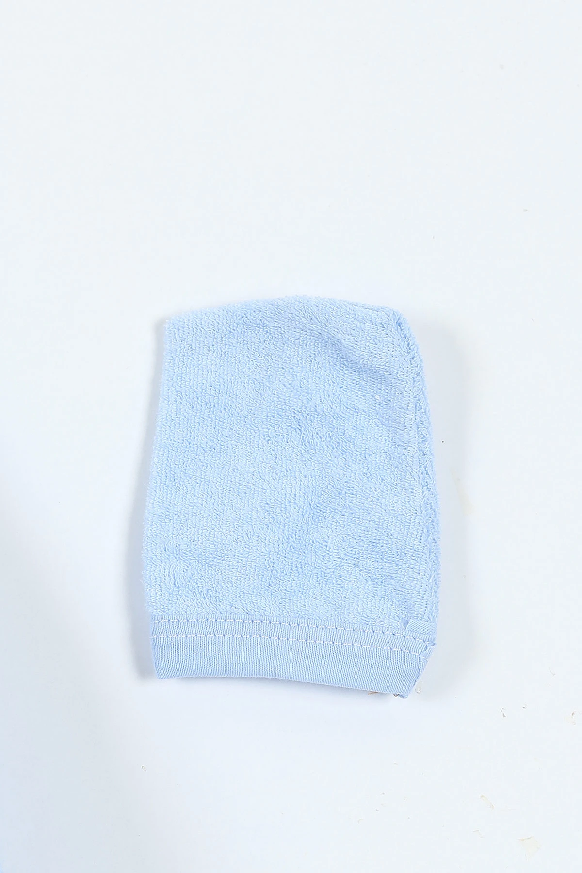 Bebe Mavisi Renkli Penguen Nakışlı Çift Katlı Erkek Bebek Silgi Havlu 375519