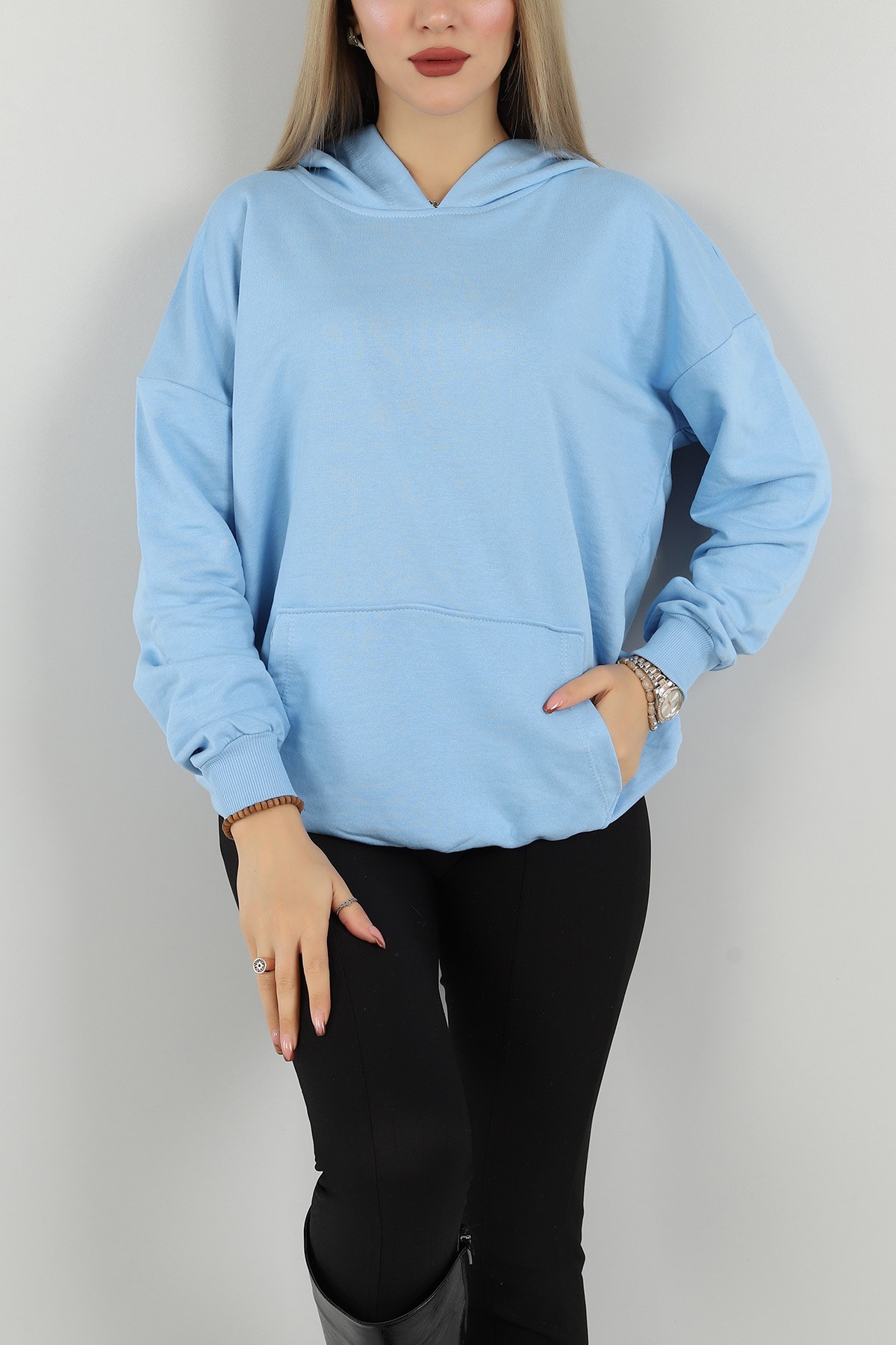 Bebe Mavisi Salaş Kalıp Bayan Sweat 144875