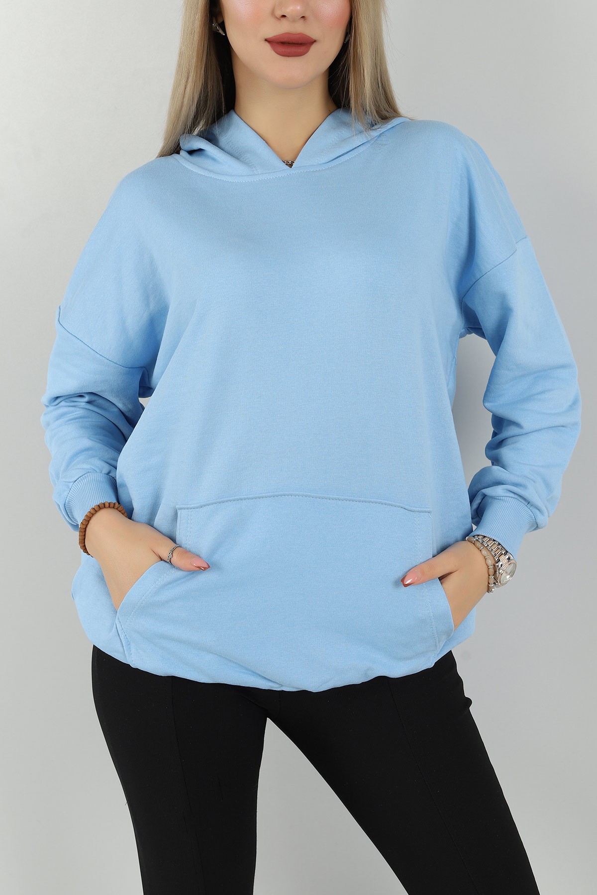 Bebe Mavisi Salaş Kalıp Bayan Sweat 144875