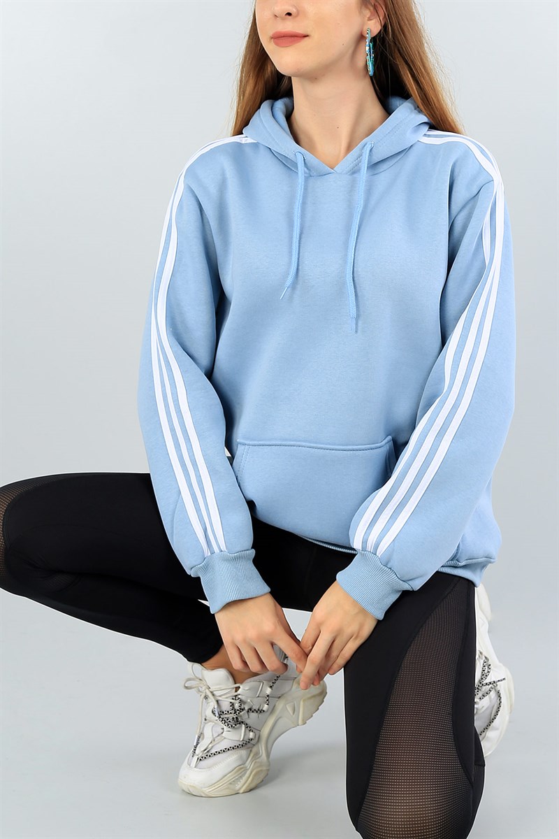 52 95 Tl Bebe Mavisi Sardonlu Uc Ip Bayan Sweat Modamizbir Modamizbir Com