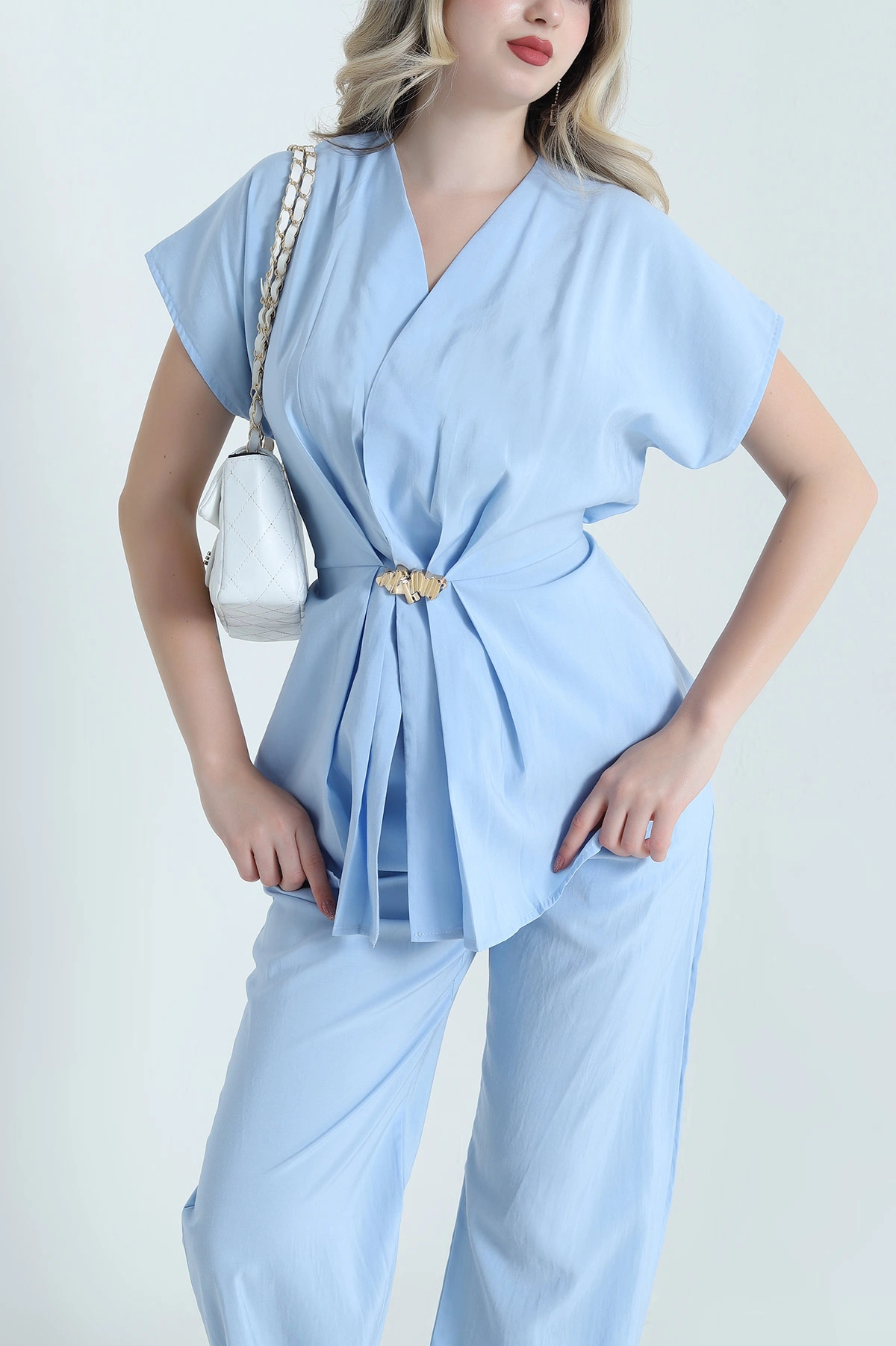 Bebe Mavisi Tokalı Modal Kadın İkili Takım 467312