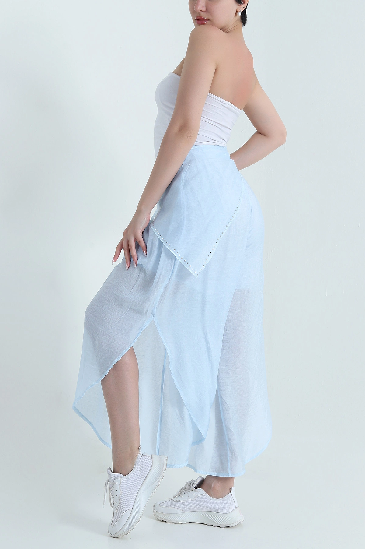 Bebe Mavisi Yeni Sezon Astarlı Tensel Kadın Pantolon 462707
