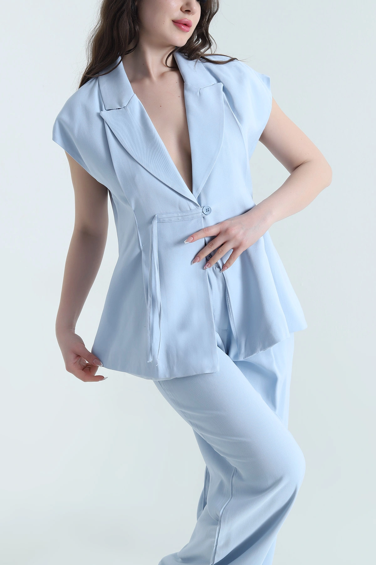 Bebe Mavisi Yeni Sezon Diagonel Kadın İkili Takım 452447
