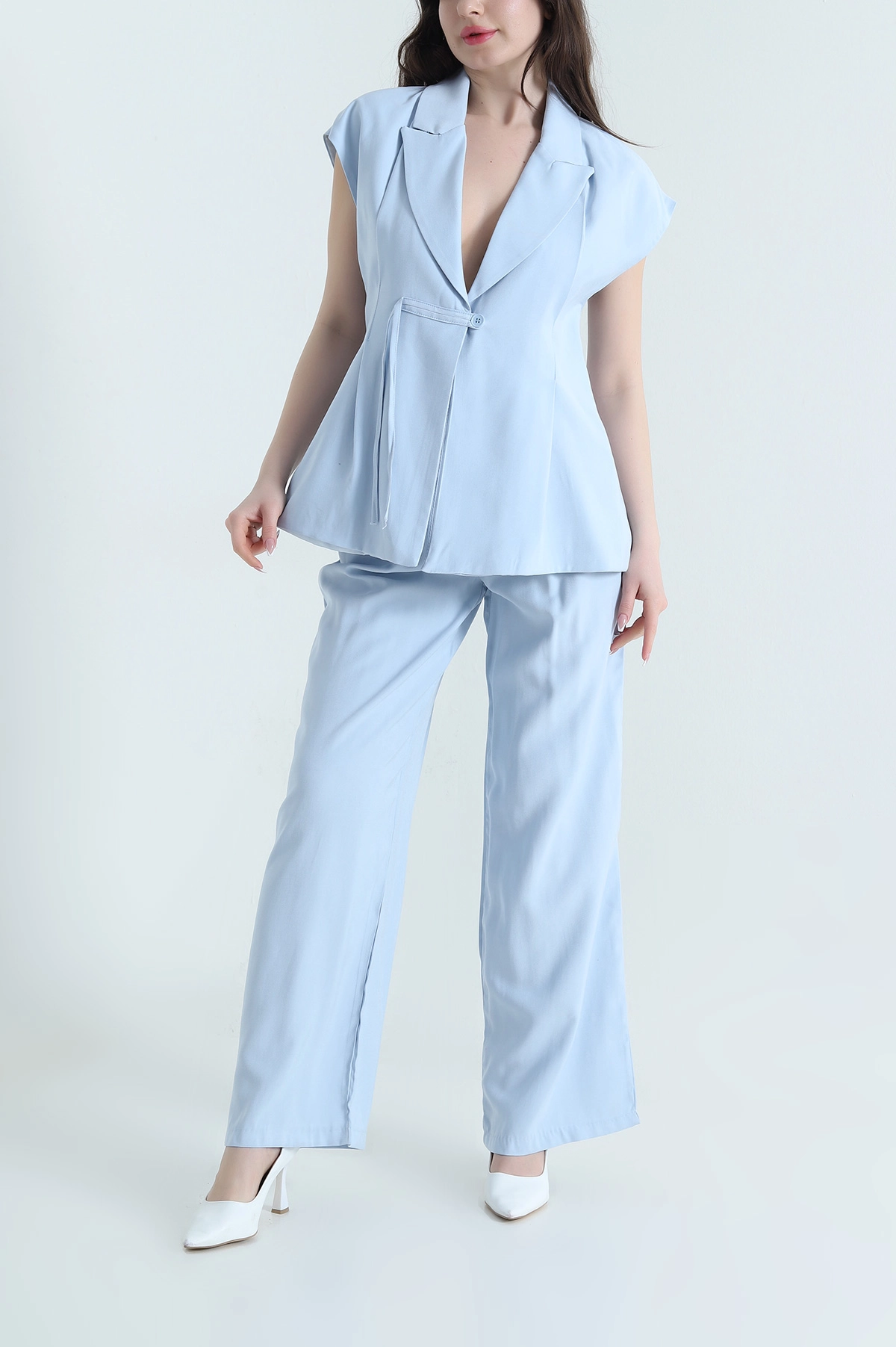 Bebe Mavisi Yeni Sezon Diagonel Kadın İkili Takım 452447