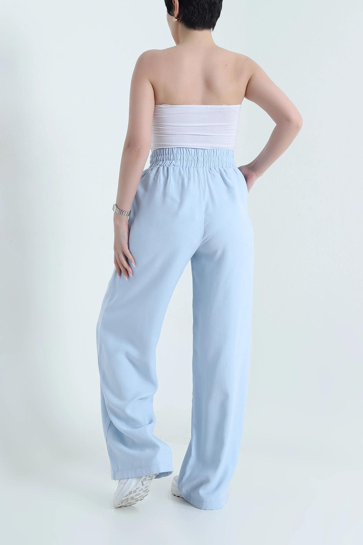 Bebe Mavisi Yeni Sezon Tensel Kadın Pantolon 457852