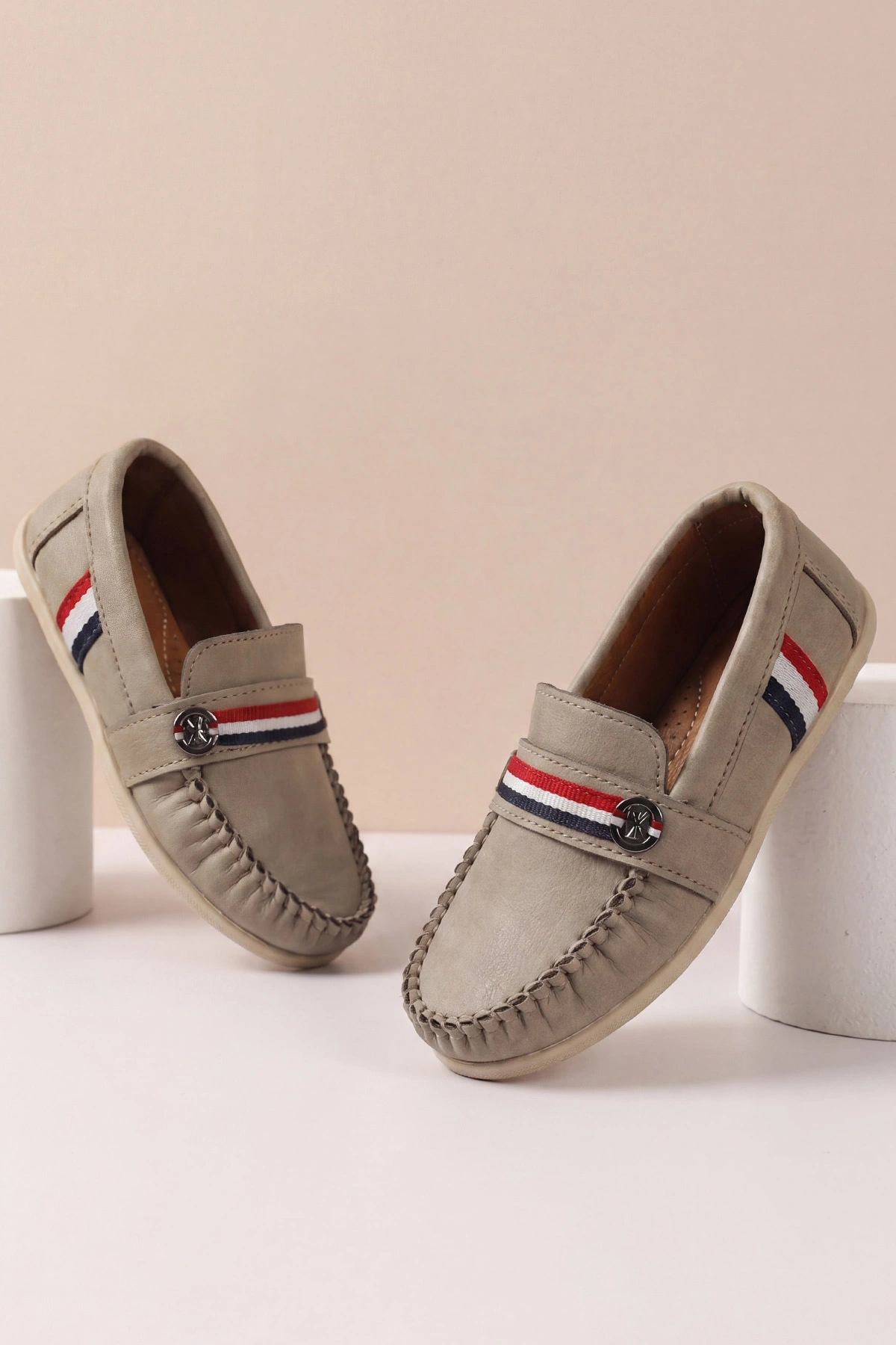 Bej ( 25 - 30 ) Erkek Çocuk Loafer Ayakkabı 463228