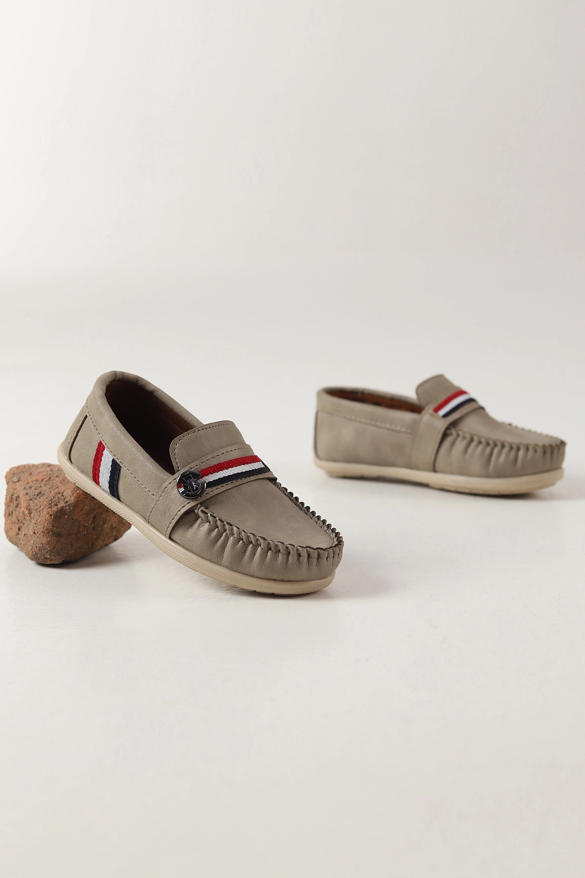 Bej ( 25 - 30 ) Erkek Çocuk Loafer Ayakkabı 463228