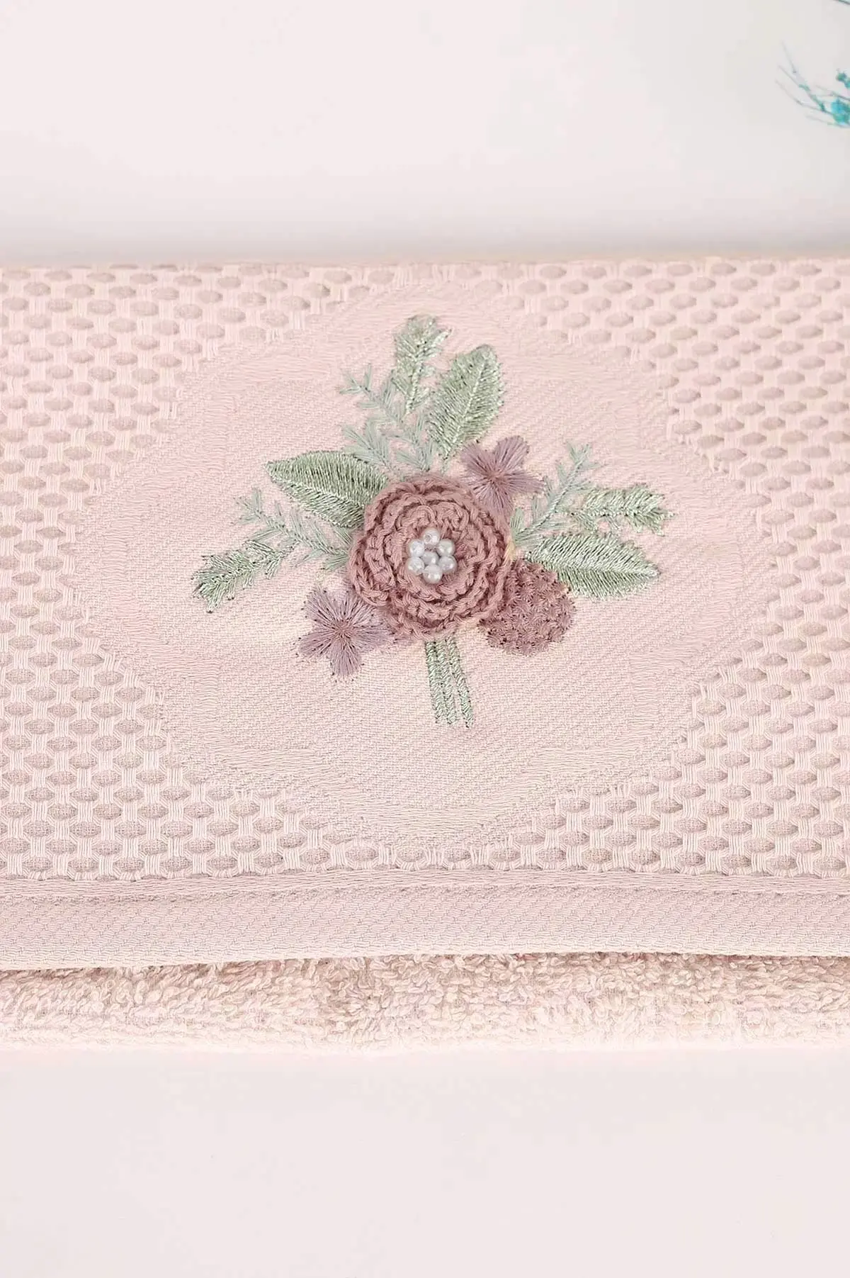 Bej 30x50 Nakışlı Bursa Mutfak Havlusu 247673