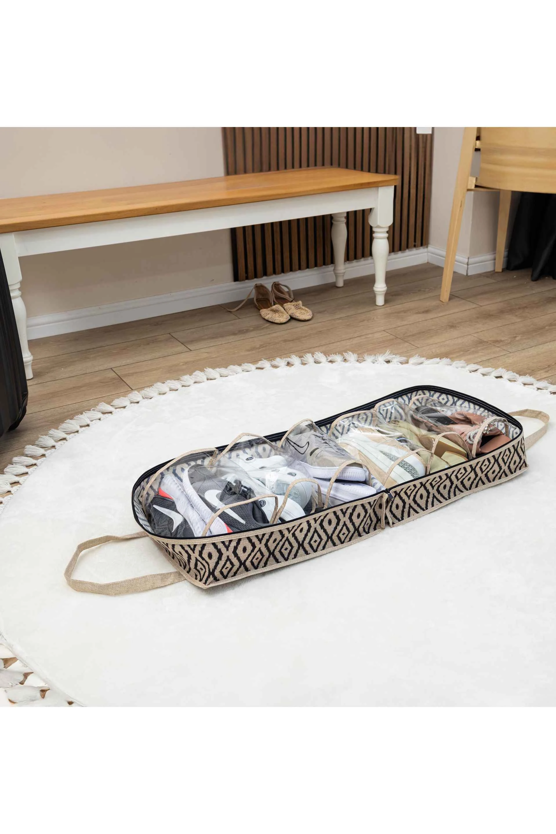 Bej 35x22x40 Ayakkabı Seyahat Çantası 249848