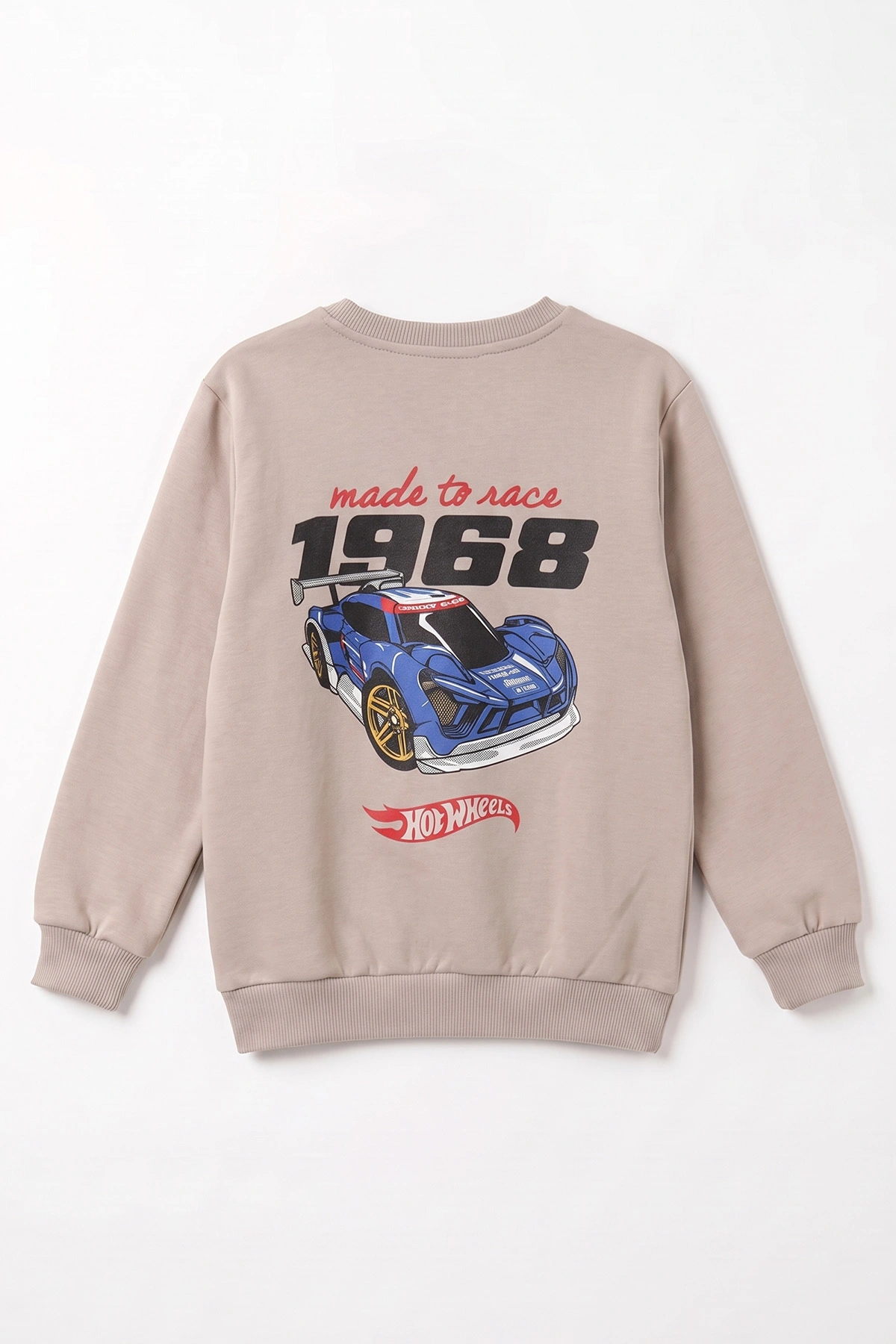 Bej (4-12 Yaş)Baskılı  2 İp Erkek Çocuk Sweatshirt 493700