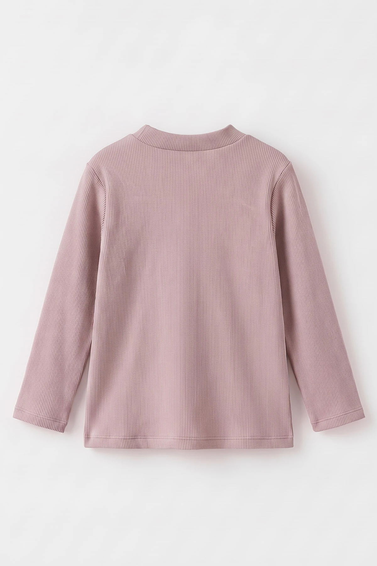 Bej (5-12 Yaş) Yarım Balıkçı Yaka Kaşkorse Çocuk Body Sweatshirt 495514