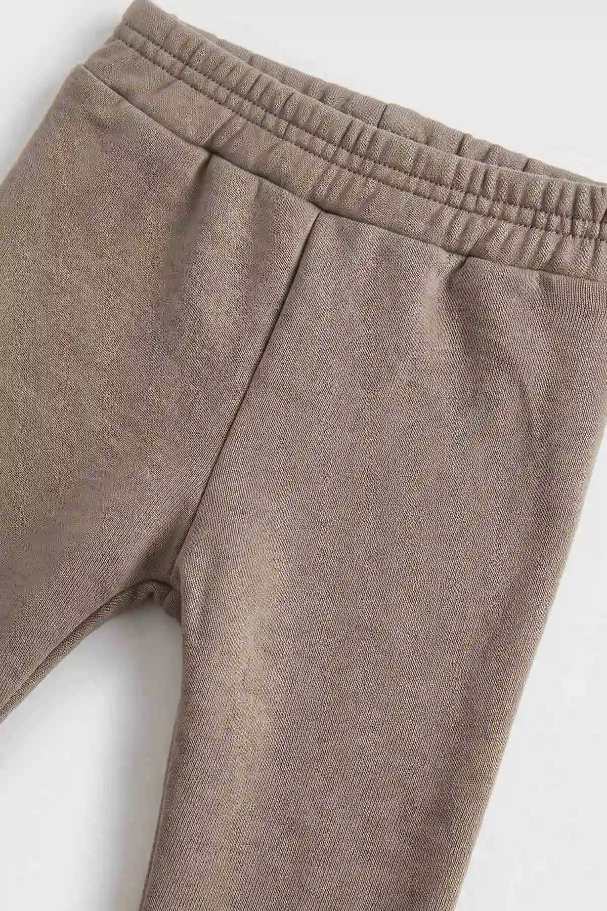 Bej (6-24 Ay) C Nakışlı Kolej Ceketli İçi Peluş Erkek Bebek Kışlık Takım 493943