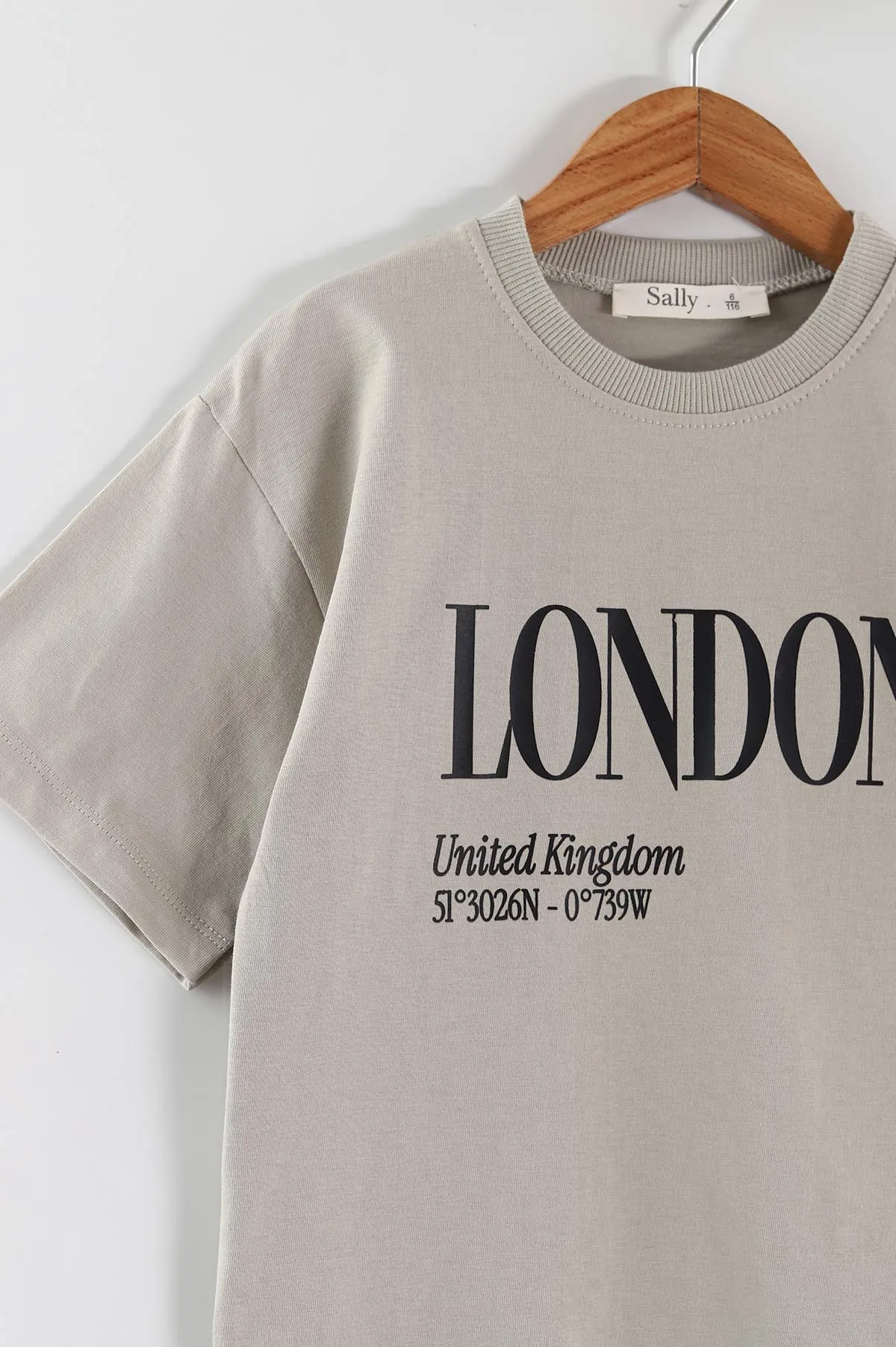 Bej (6-9 Yaş) London Baskılı Erkek Çocuk Takım 464918