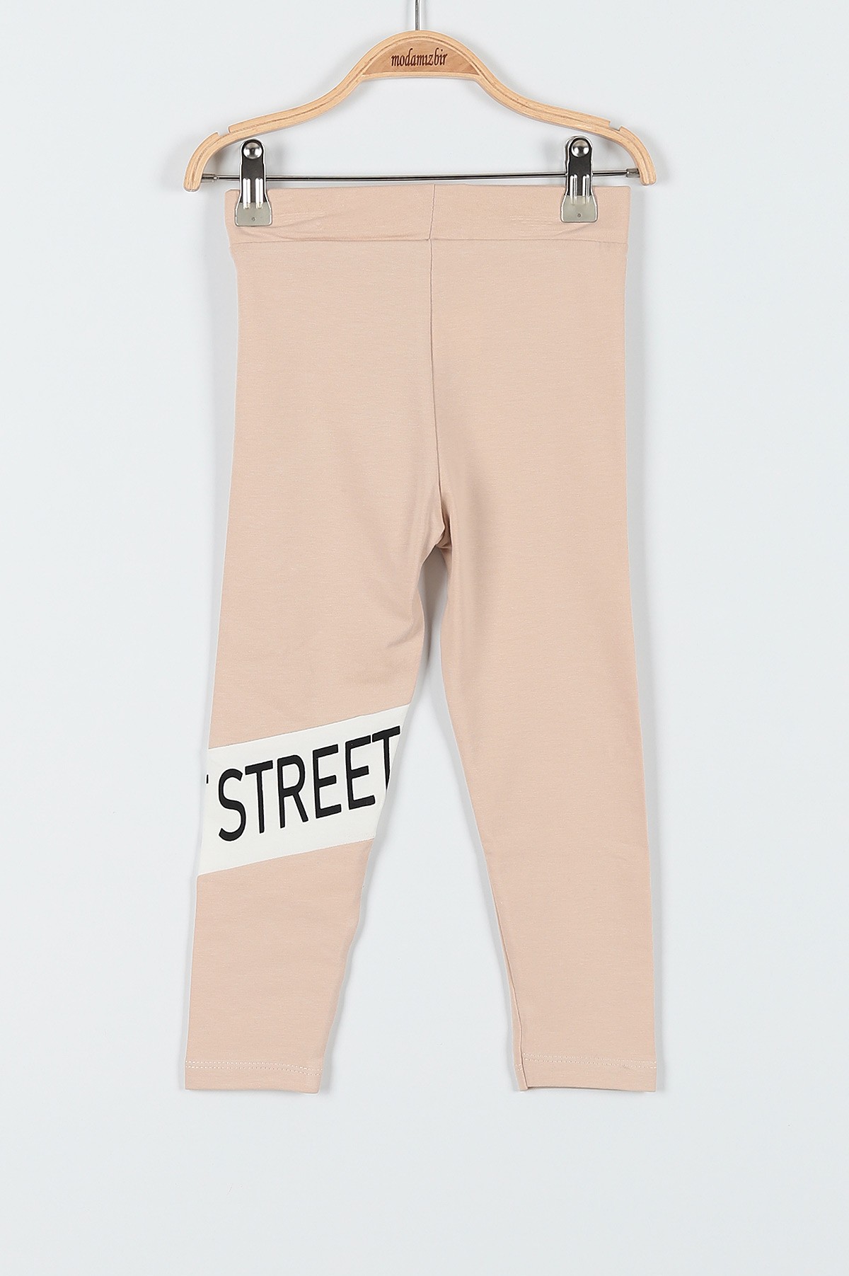 Bej (9-12 Yaş) Street Wear Baskılı Kız Çocuk Takım 180950