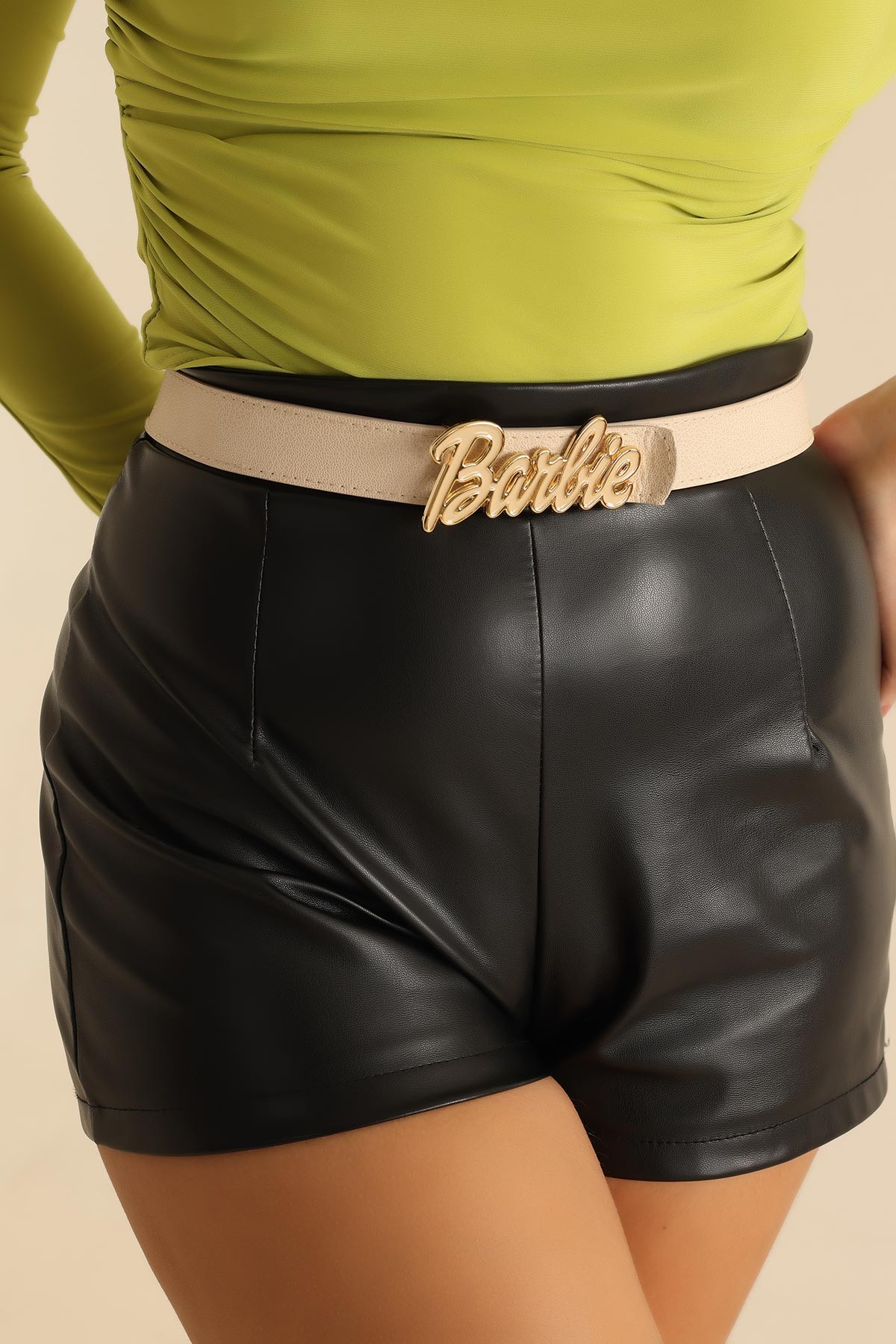 Bej Barbie Tokalı Kemer 214695