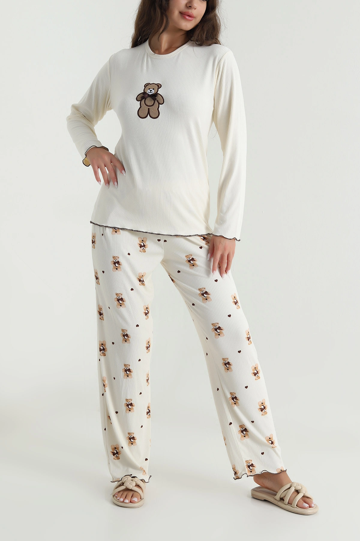 Bej Cares Kadın Pijama Takımı 488930