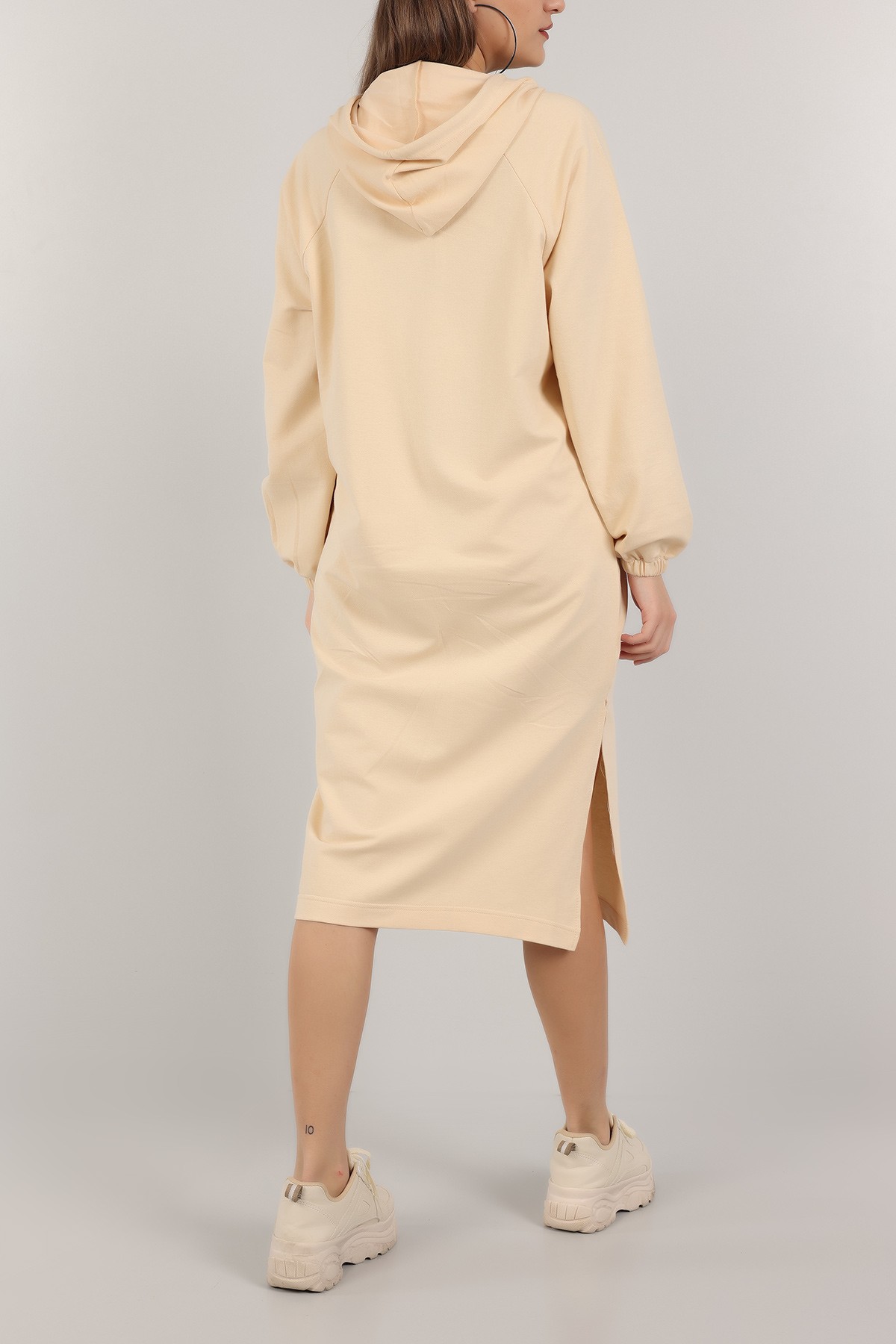 Bej İki İplik Elbise Tunik 155704