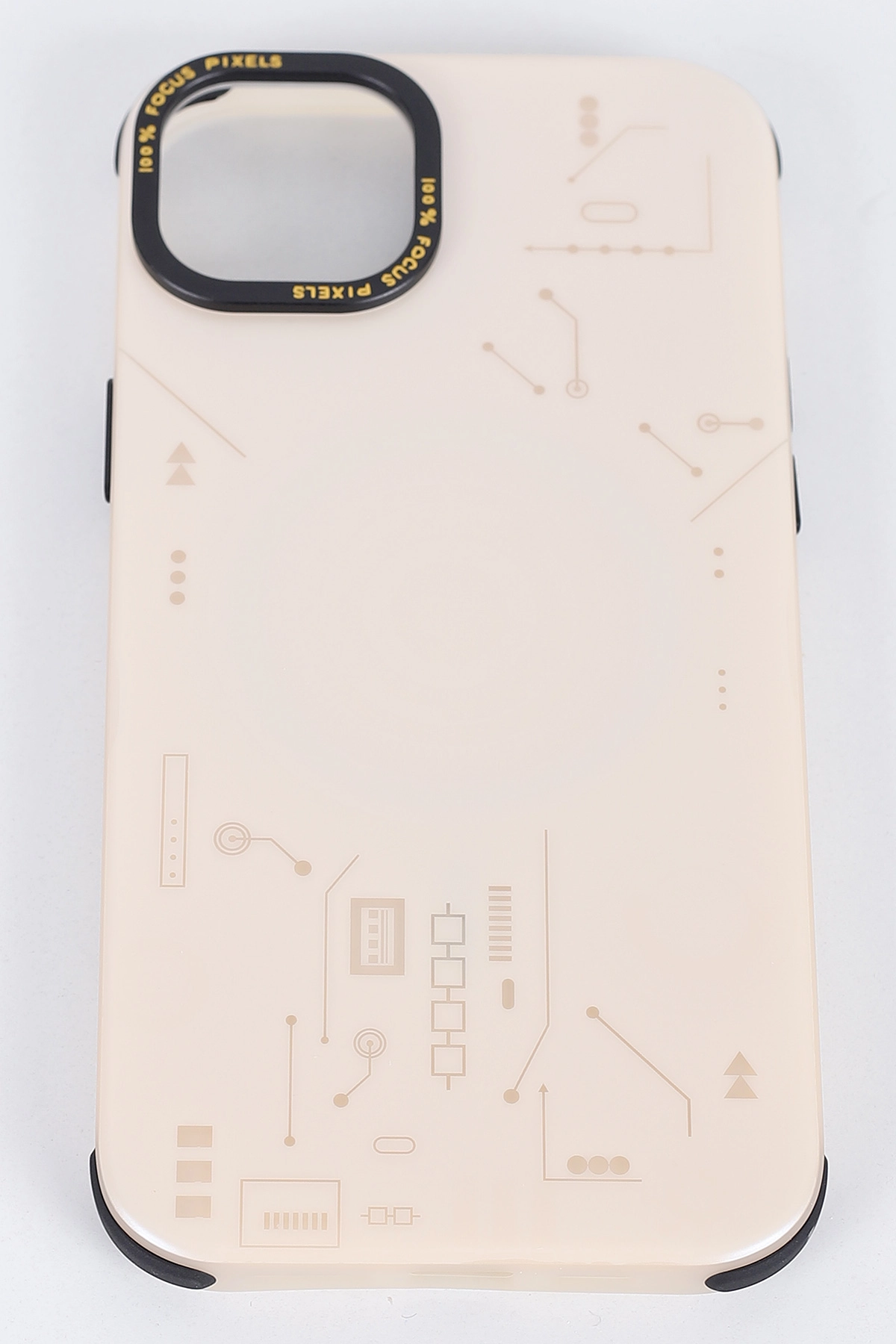 Bej İPhone 12 Pro Uyumlu Magsafe Özellikli Energy Serisi Sert Slikon Telefon Kılıfı 390800