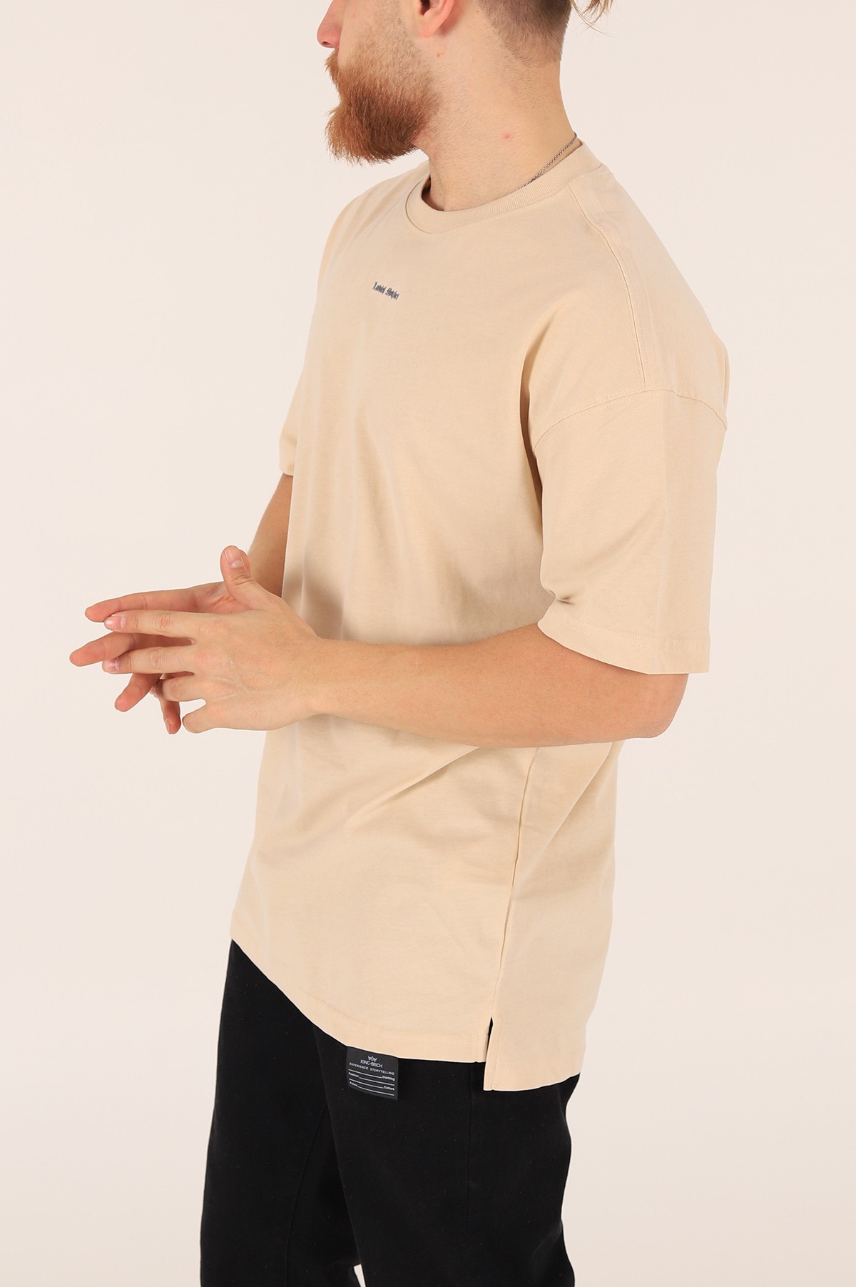 Bej Labish Styles Baskılı Tişört 165655