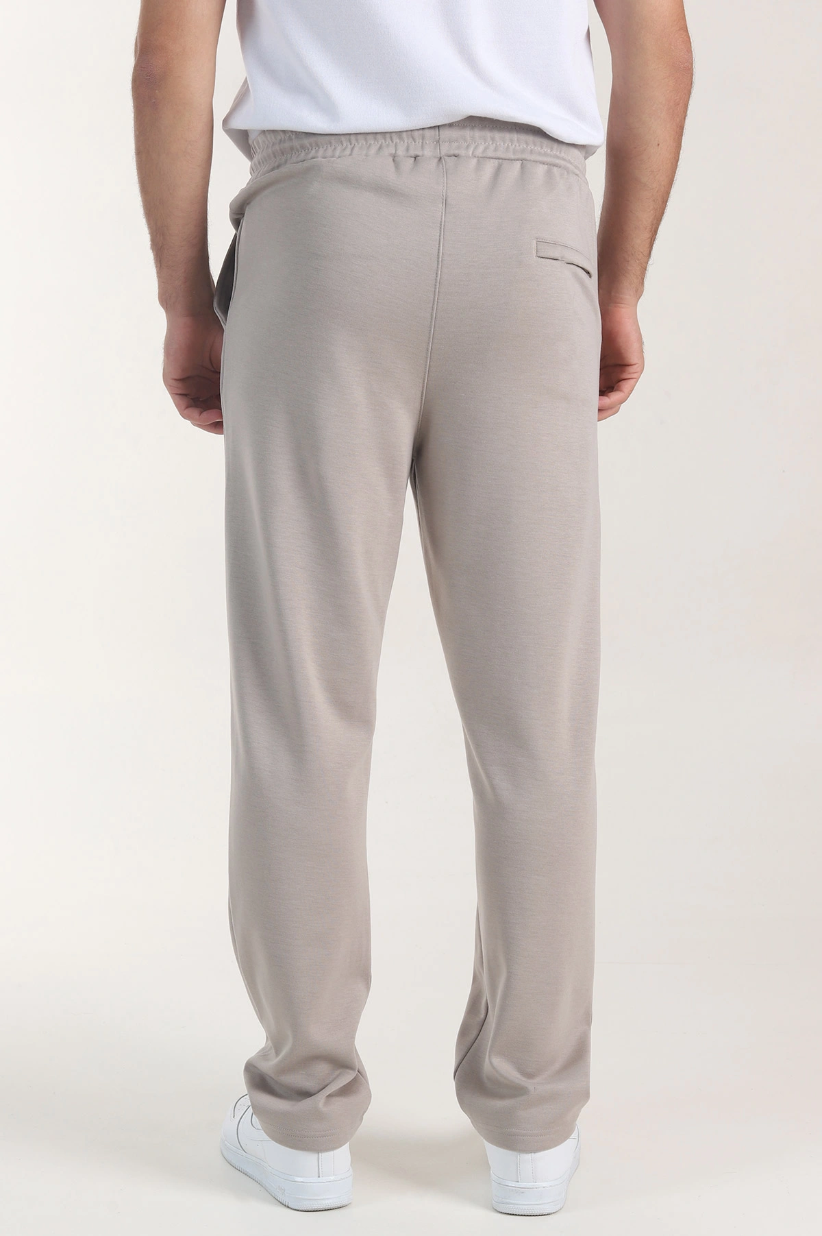 Bej Osyho Kumaş Şardonlu Baggy Erkek Pantolon 407673