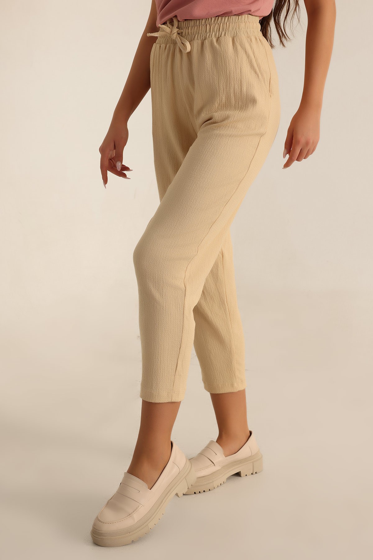 Bej Seul Kumaş Pantalon 197568