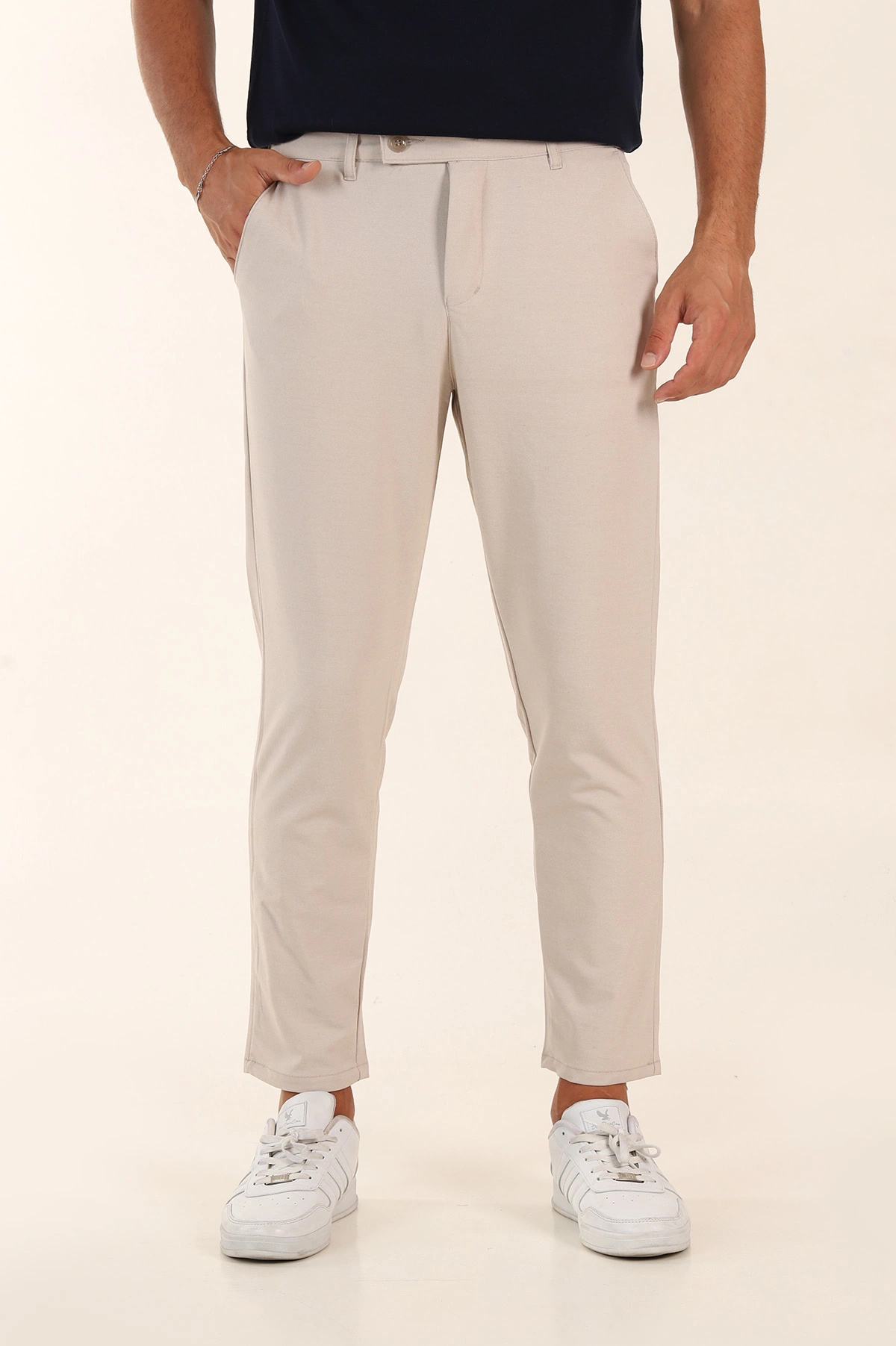 Bej Slim Fit Erkek Kumaş Pantolon 391453
