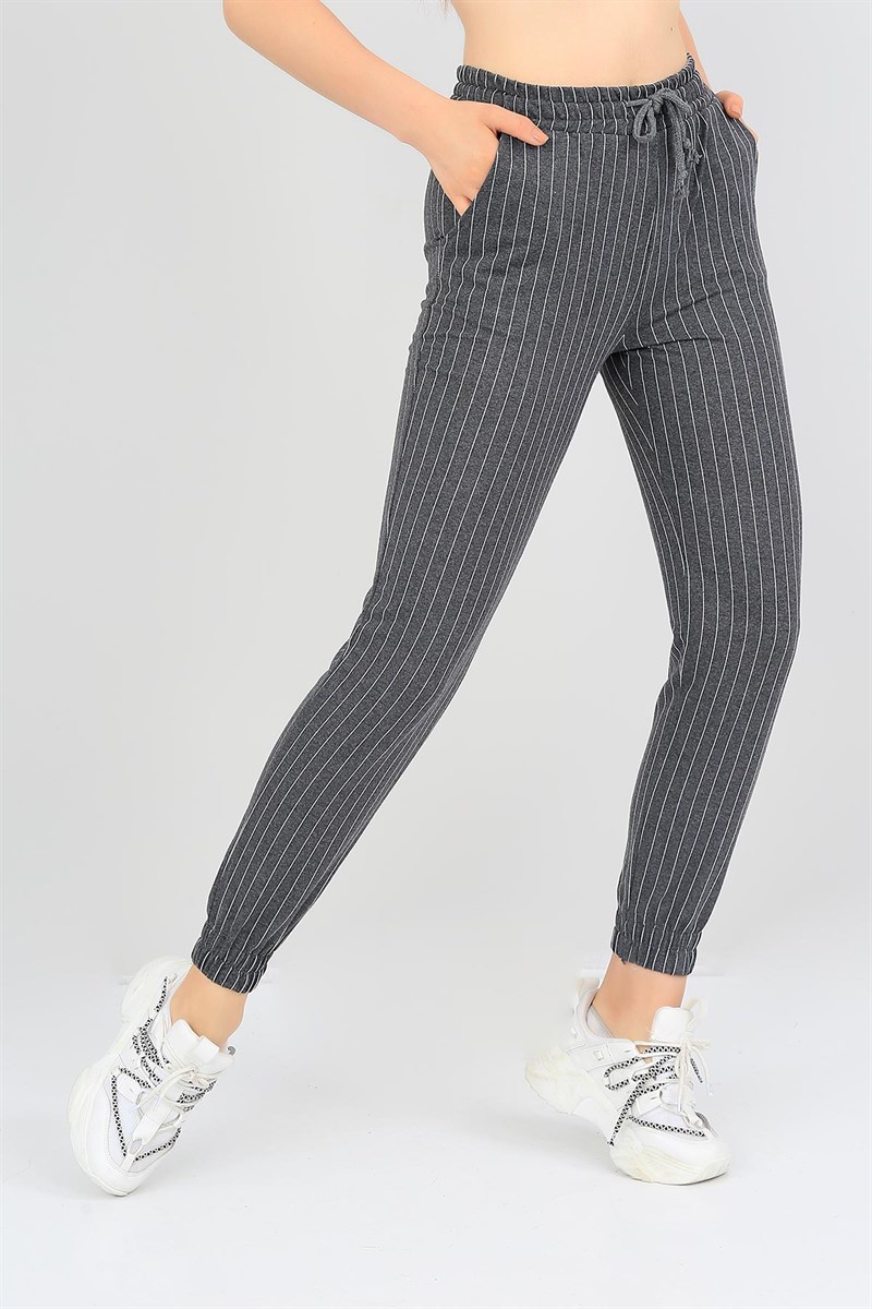 Bel ve Paça Lastikli Bayan Pantolon 37999