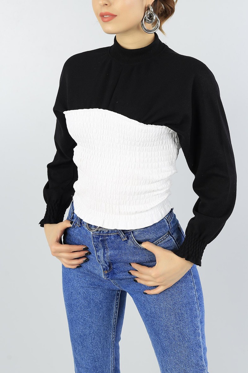 Beli Deri Gipeli Selanik Bluz 47096