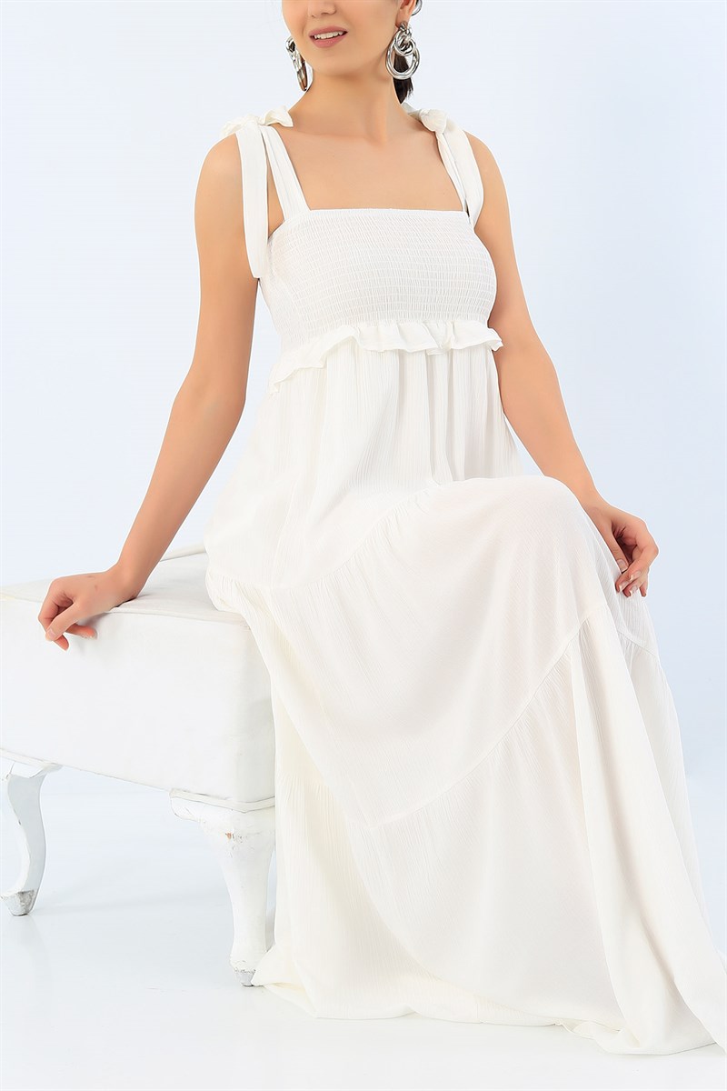 Beli Gipeli Astarlı Elbise 33891