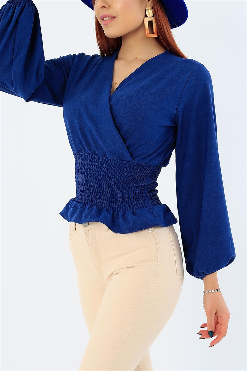 Beli Gipeli İndigo Bluz 31735