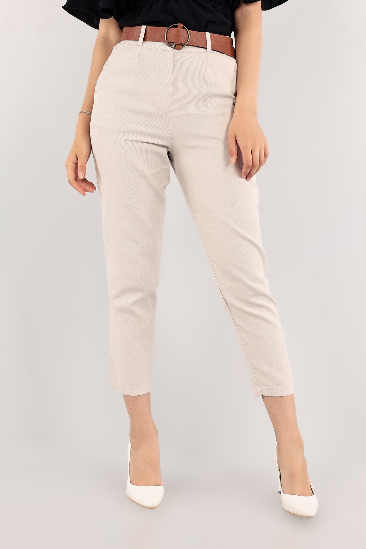 Beli Lastikli Bayan Gabardin Pantolon 115396