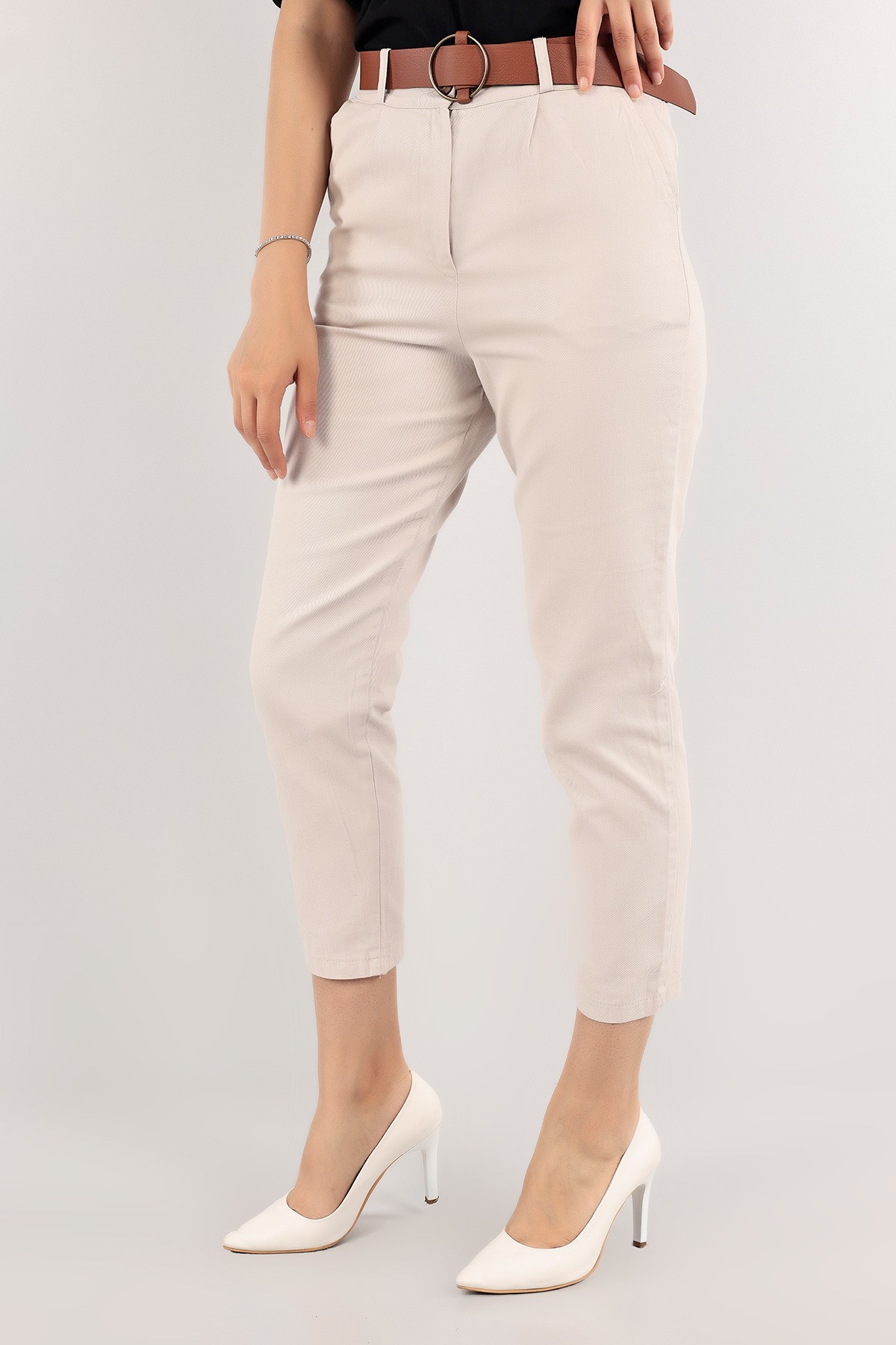 Beli Lastikli Bayan Gabardin Pantolon 115396