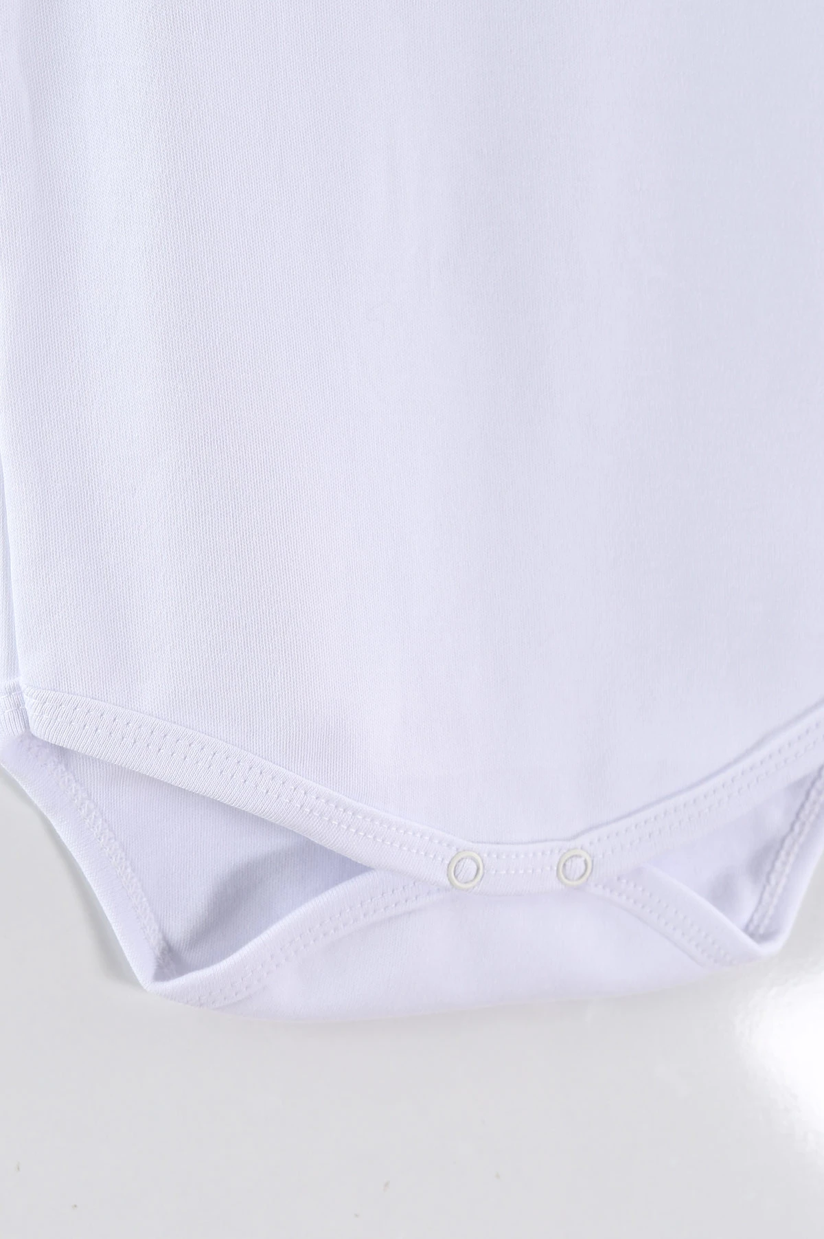 Beyaz ( 1-3 Yaş ) Sıfır Kol Düz Bebek&Çocuk Çıtçıtlı Badi 467328